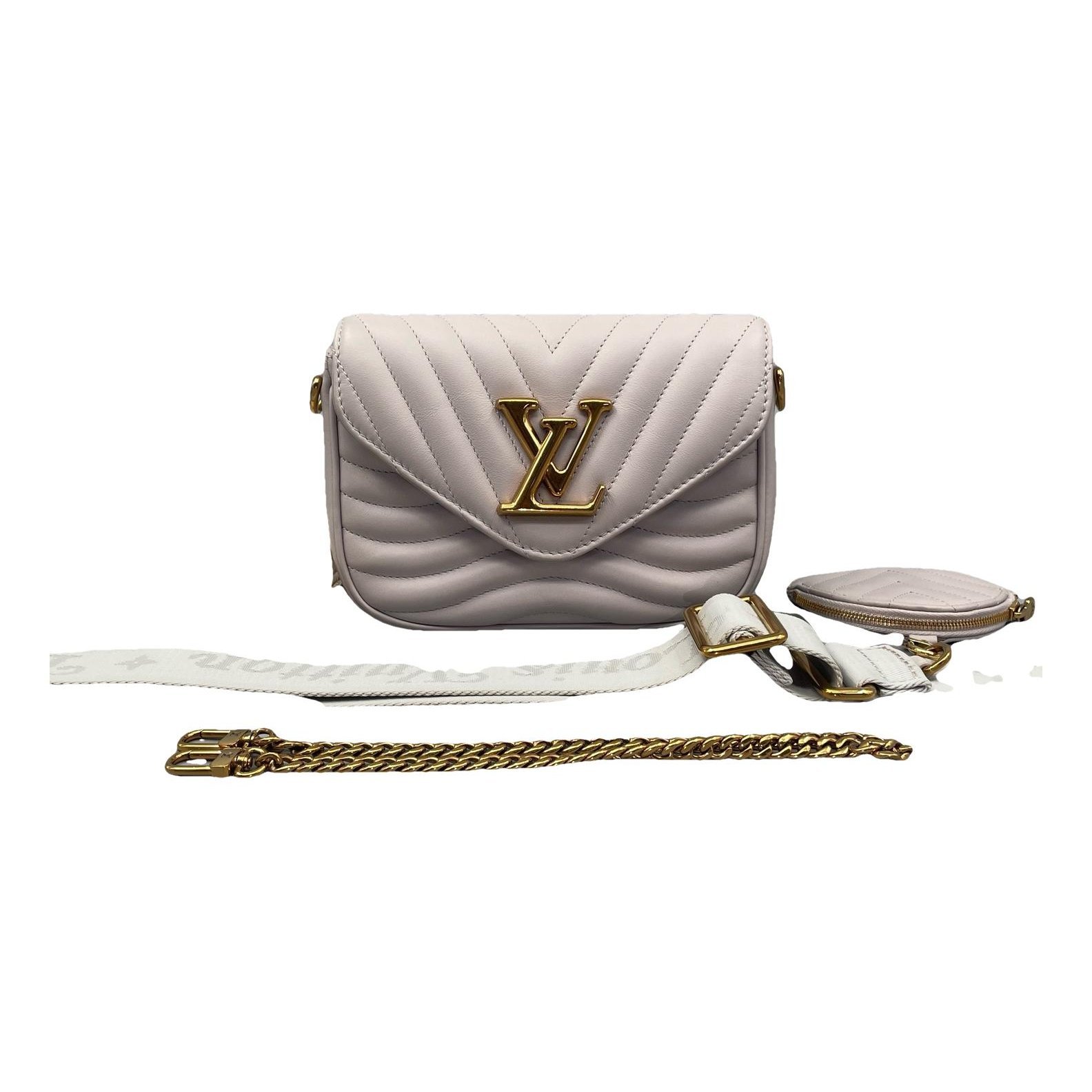 Multi-Pochette New Wave leather handbag