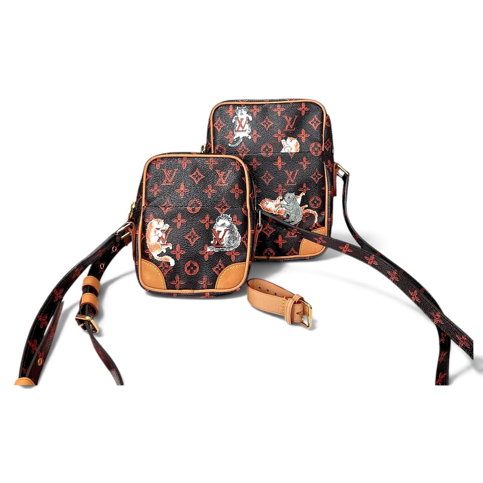 Paname set leather handbag