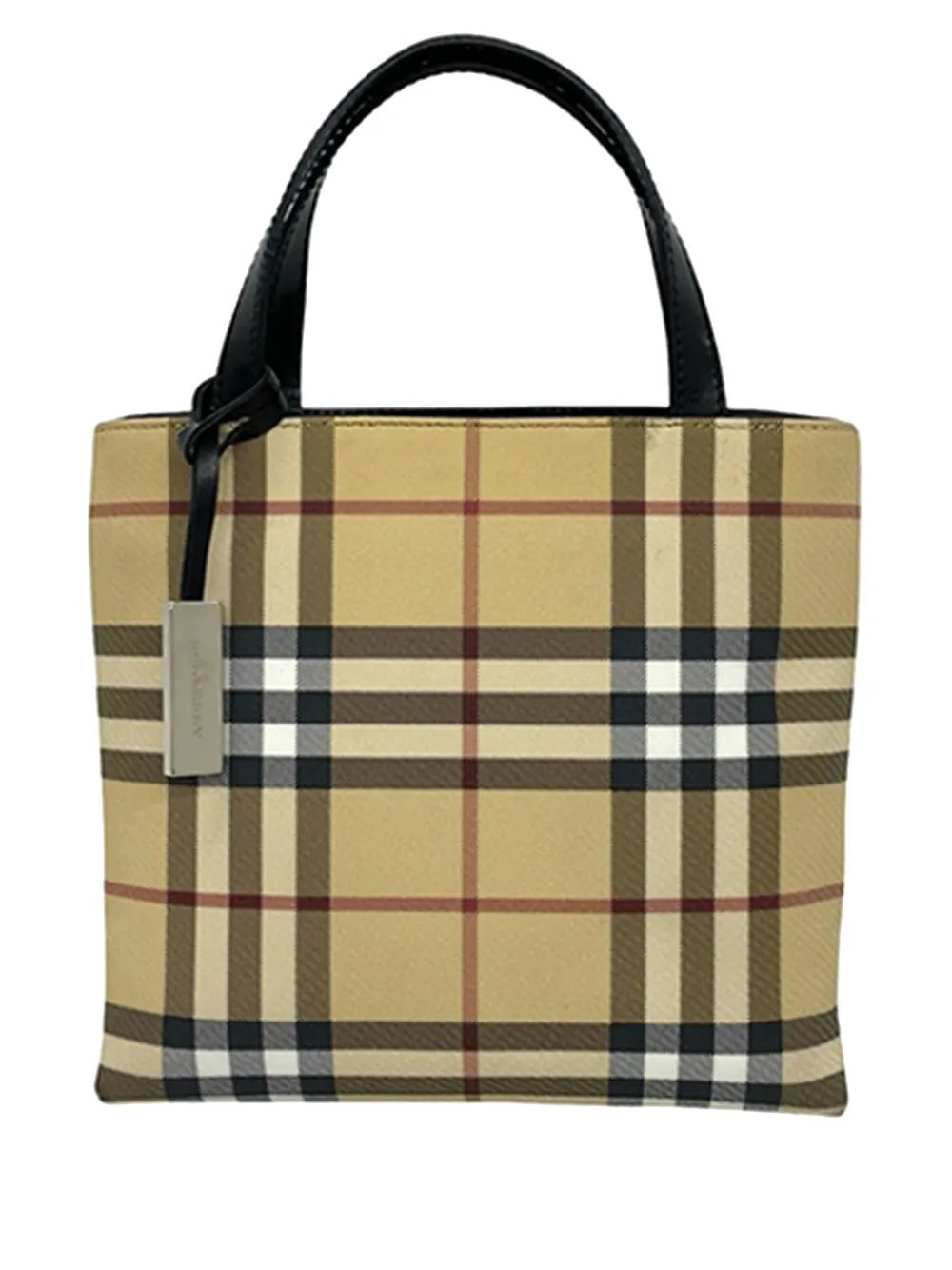 1990-2000 House Check Canvas handbag