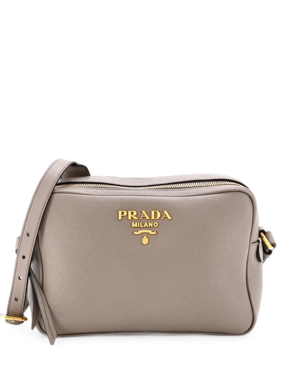 Double Zip Camera Bag Vitello Daino crossbody bag