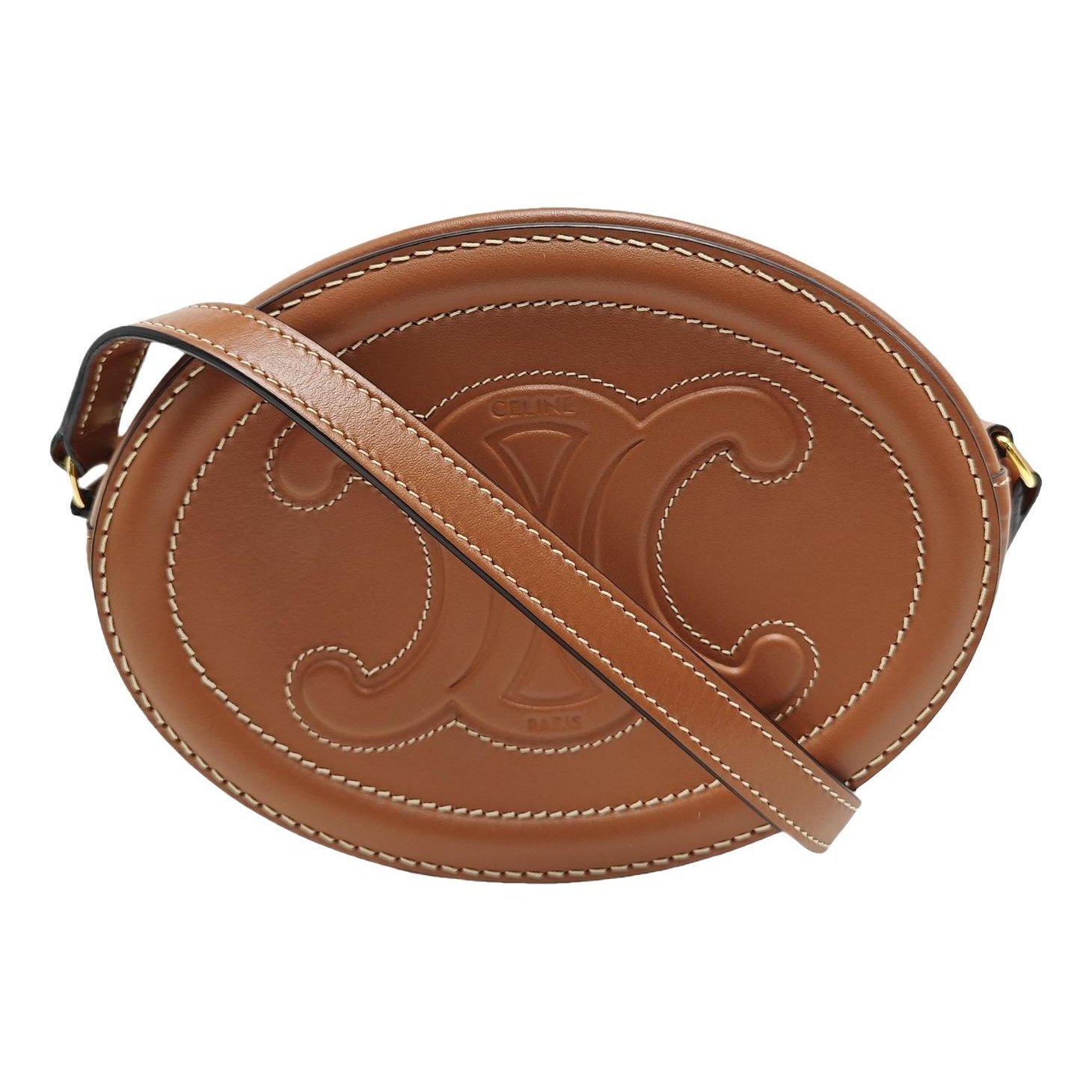 Triomphe leather handbag