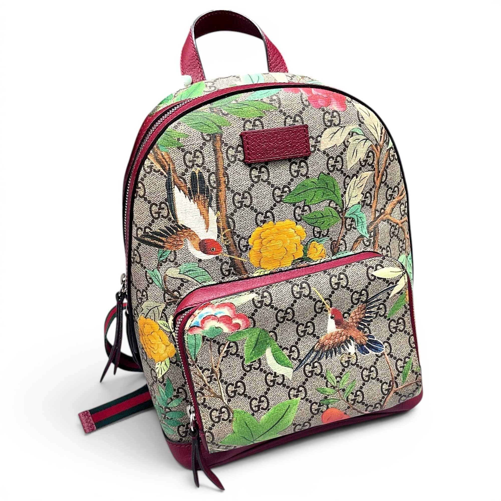 Leather backpack