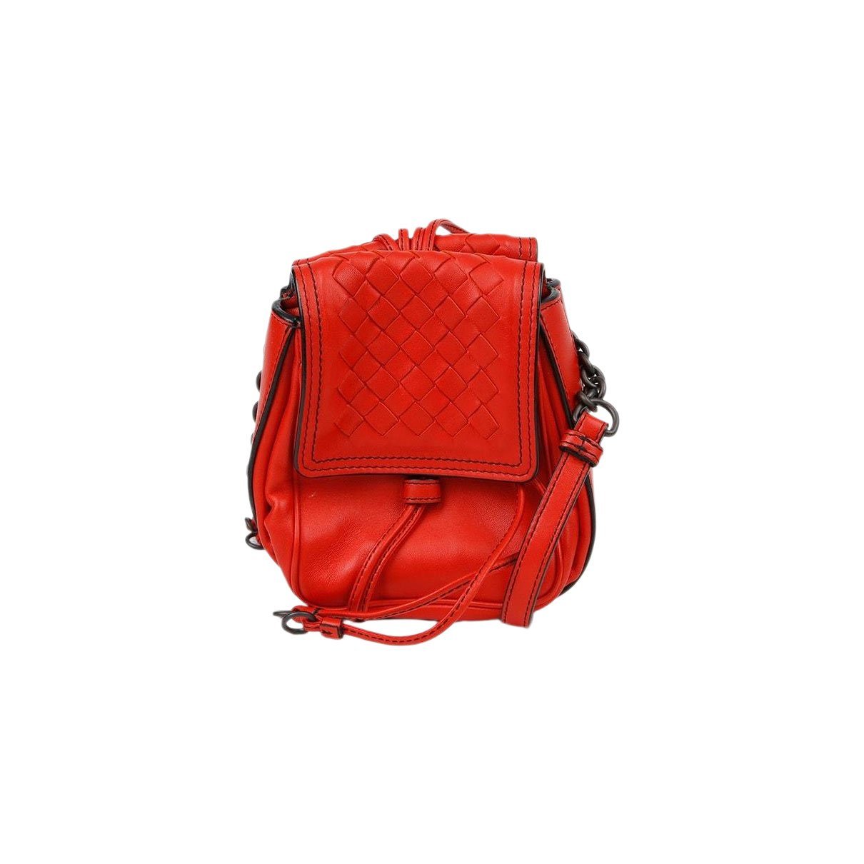 Leather clutch bag