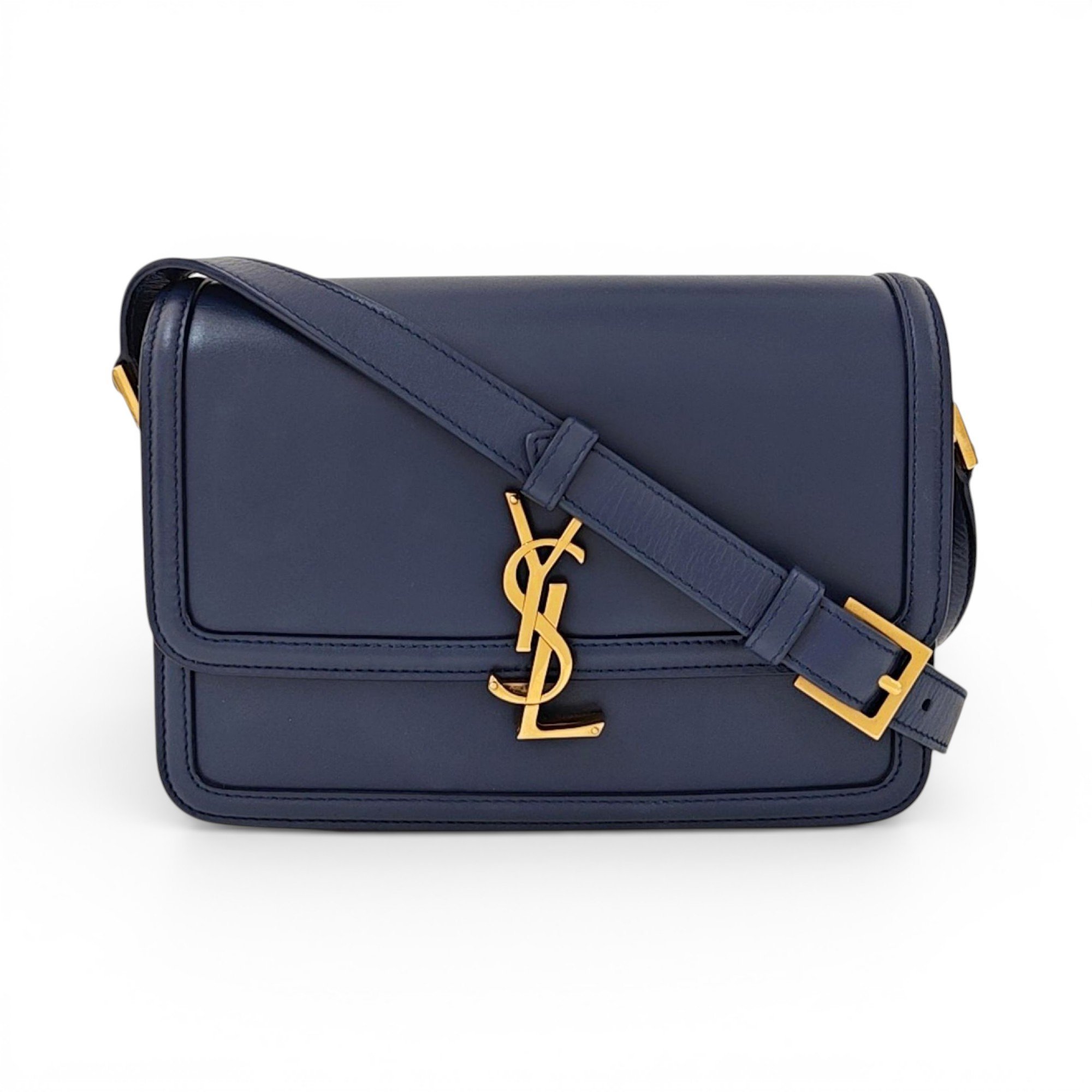 Solférino leather handbag
