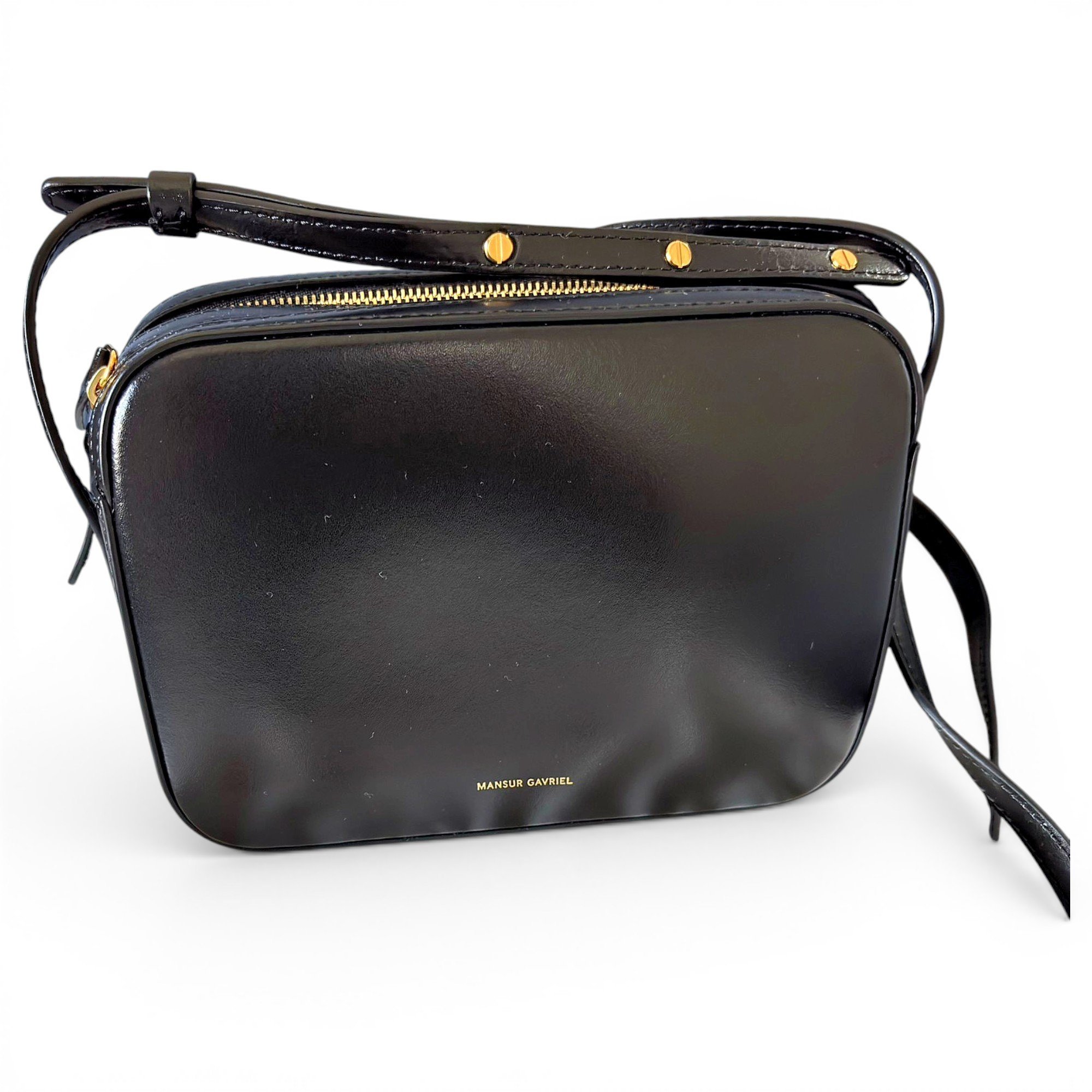 Mansur Gavriel Leather clutch bag
