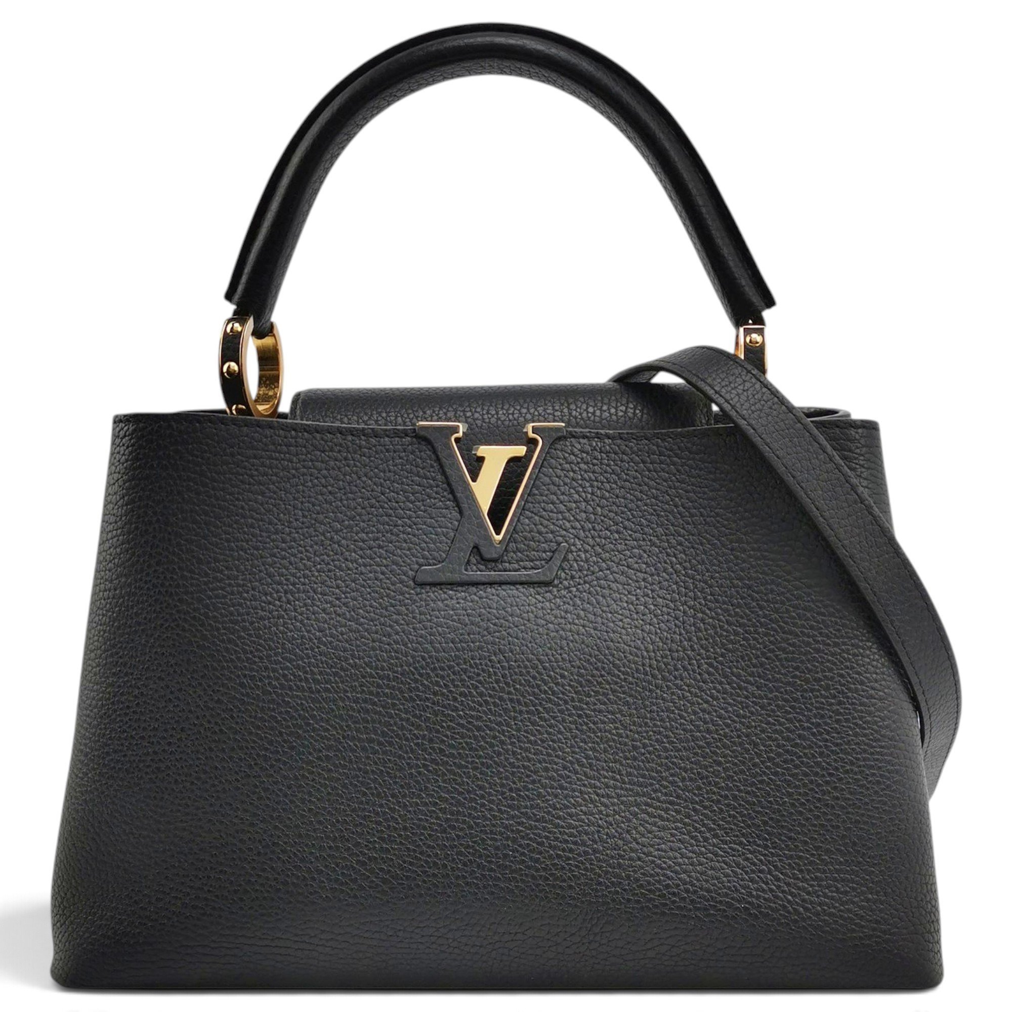 Capucines leather handbag