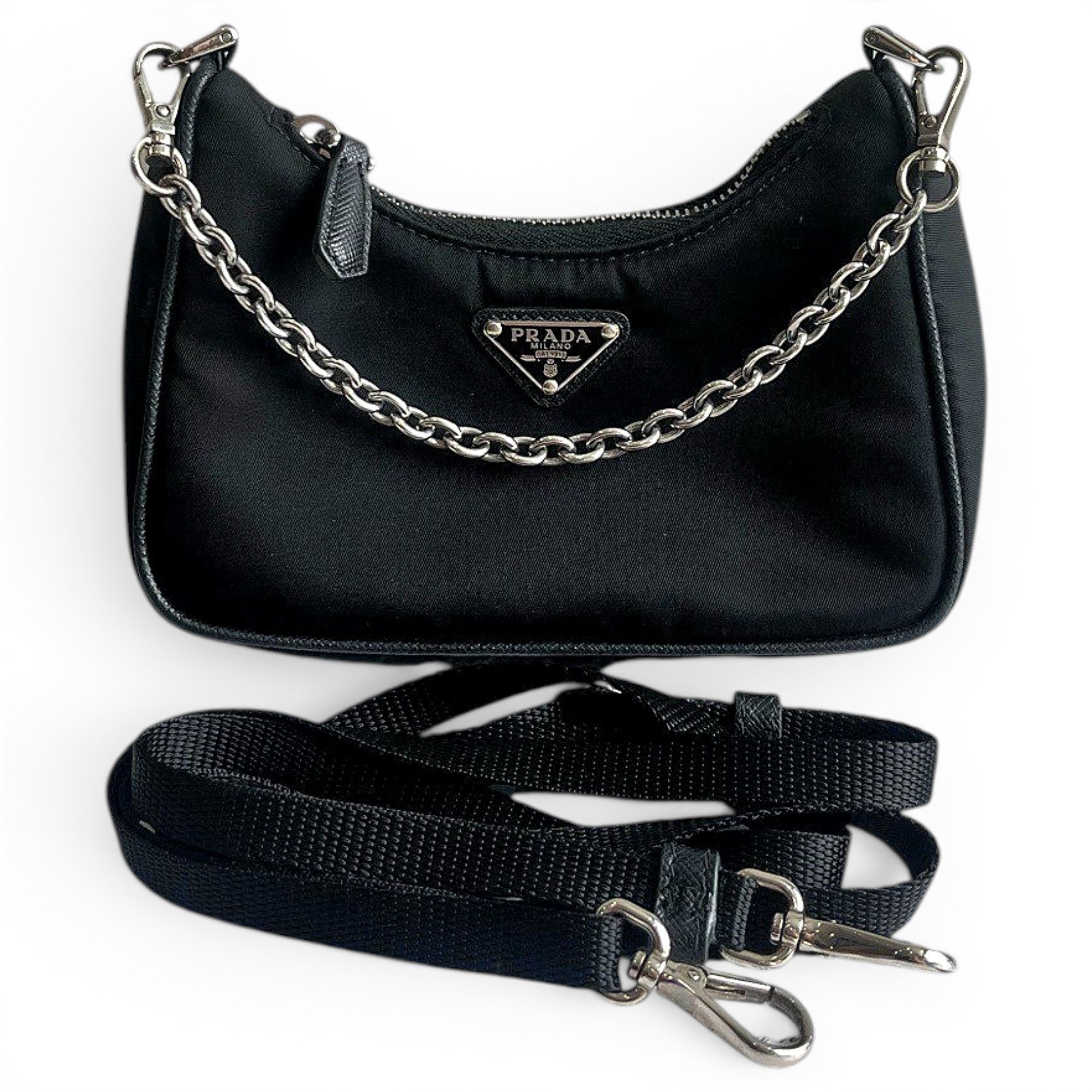 Re-edition cloth handbag