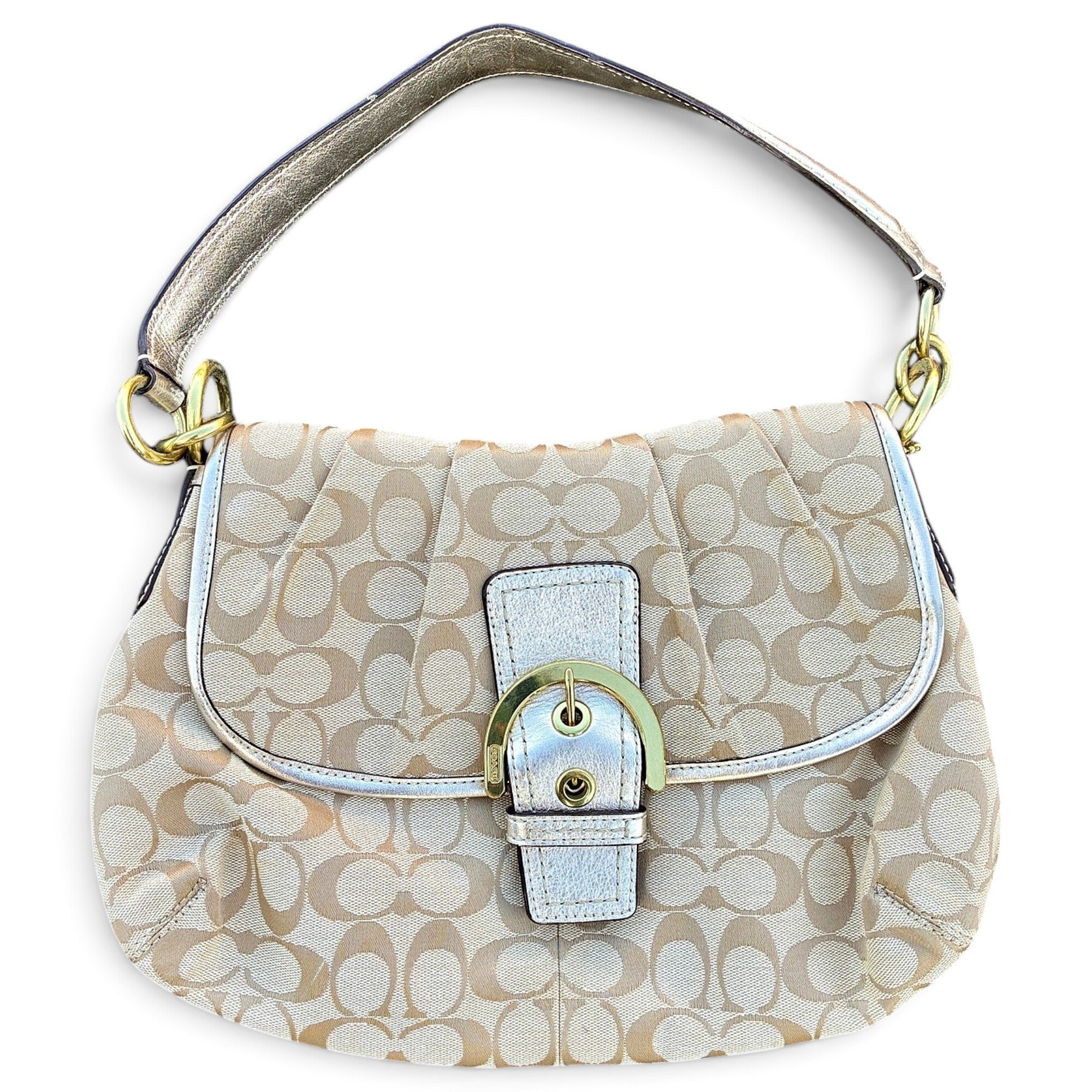 Signature Sufflette leather handbag