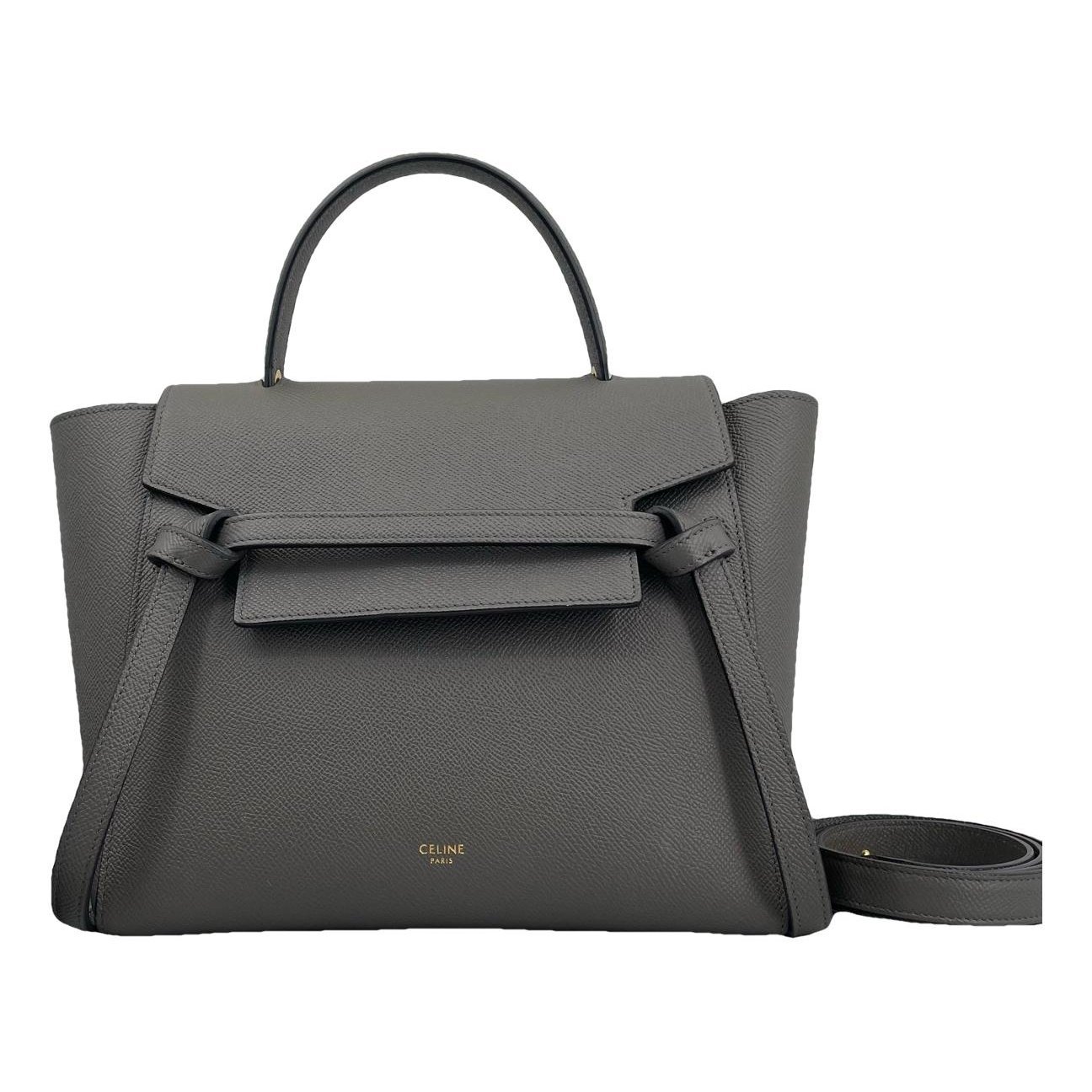 Belt leather handbag