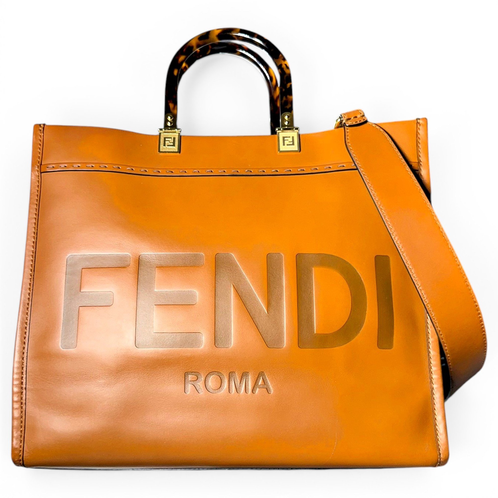Sunshine leather tote