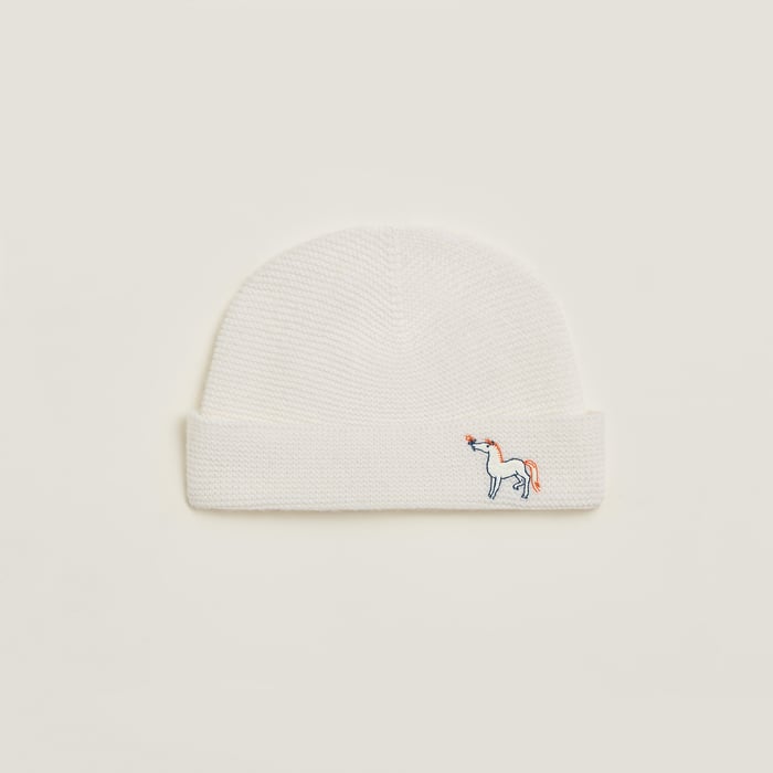 Blanc Crème Cabriole Hat