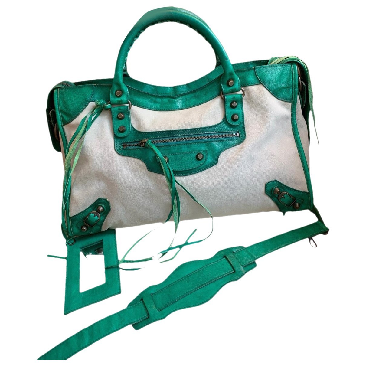 Balenciaga City cloth handbag