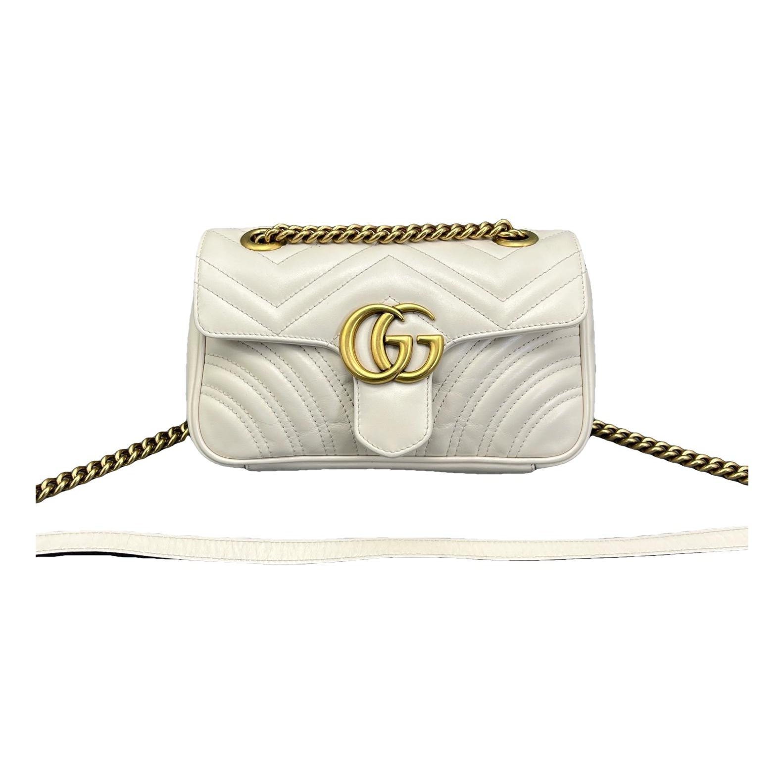 GG Marmont Flap leather handbag
