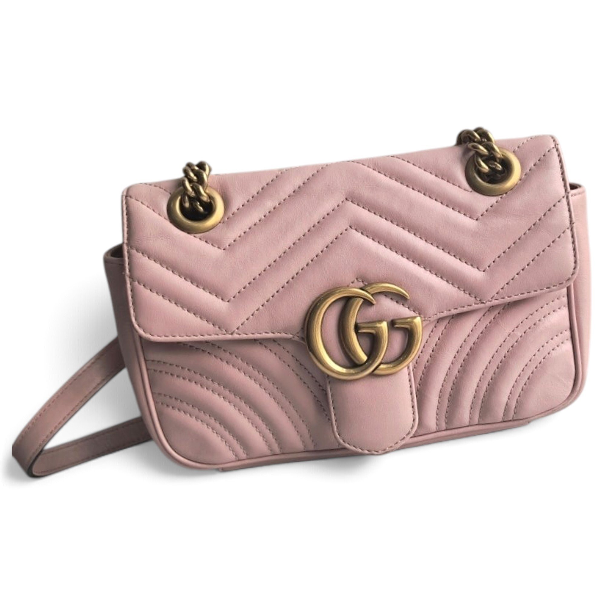 GG Marmont Flap leather handbag
