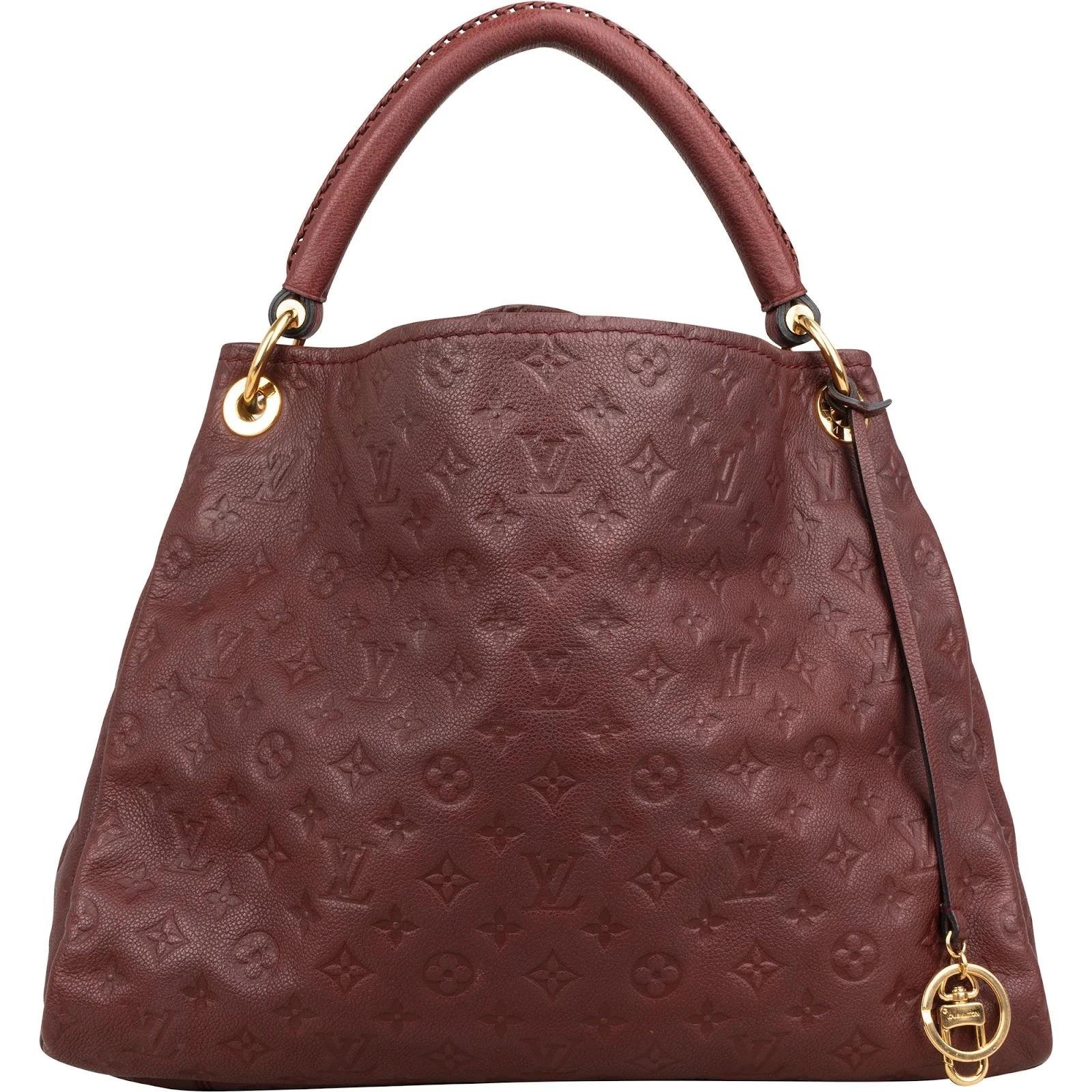 Artsy leather handbag
