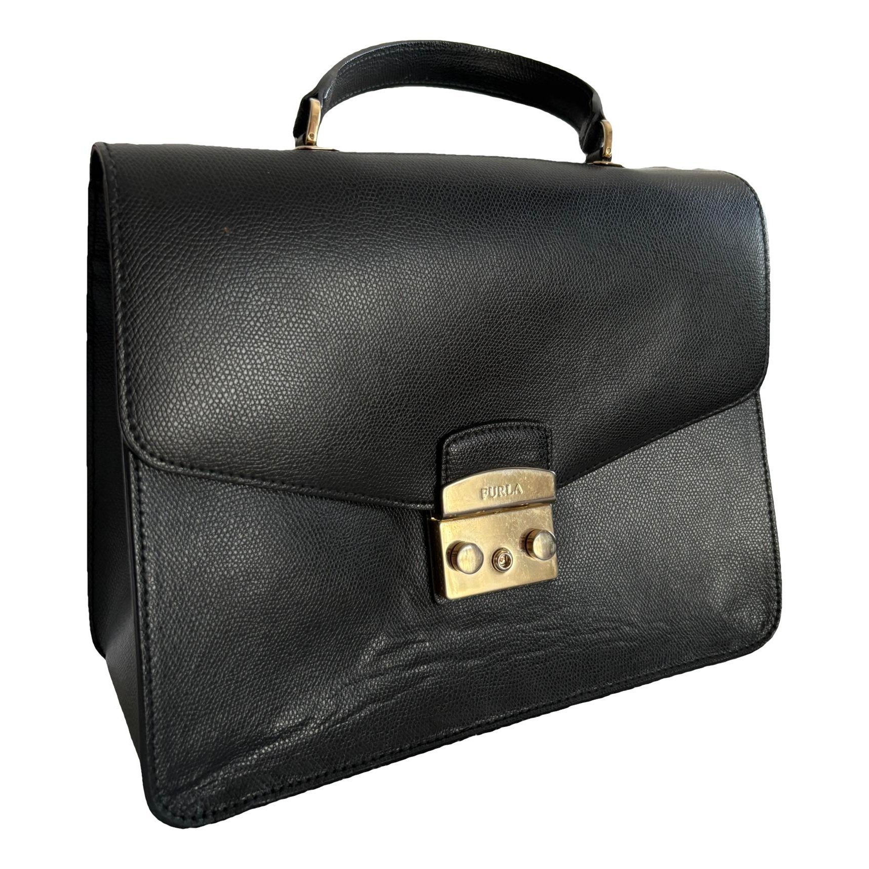 Metropolis leather handbag