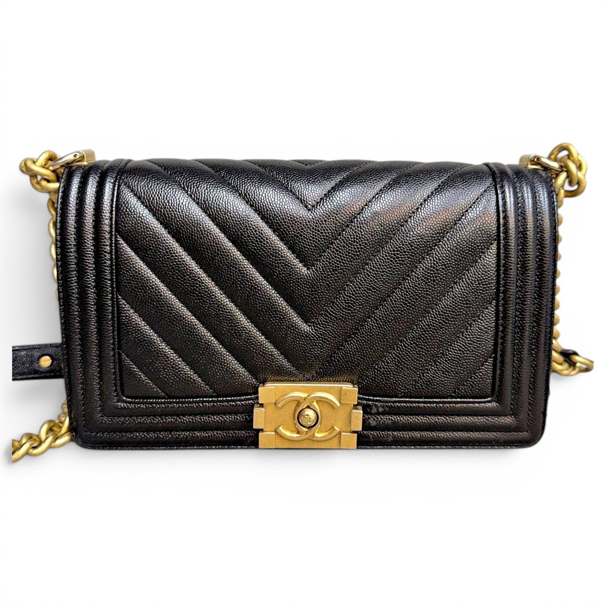 Boy leather crossbody bag