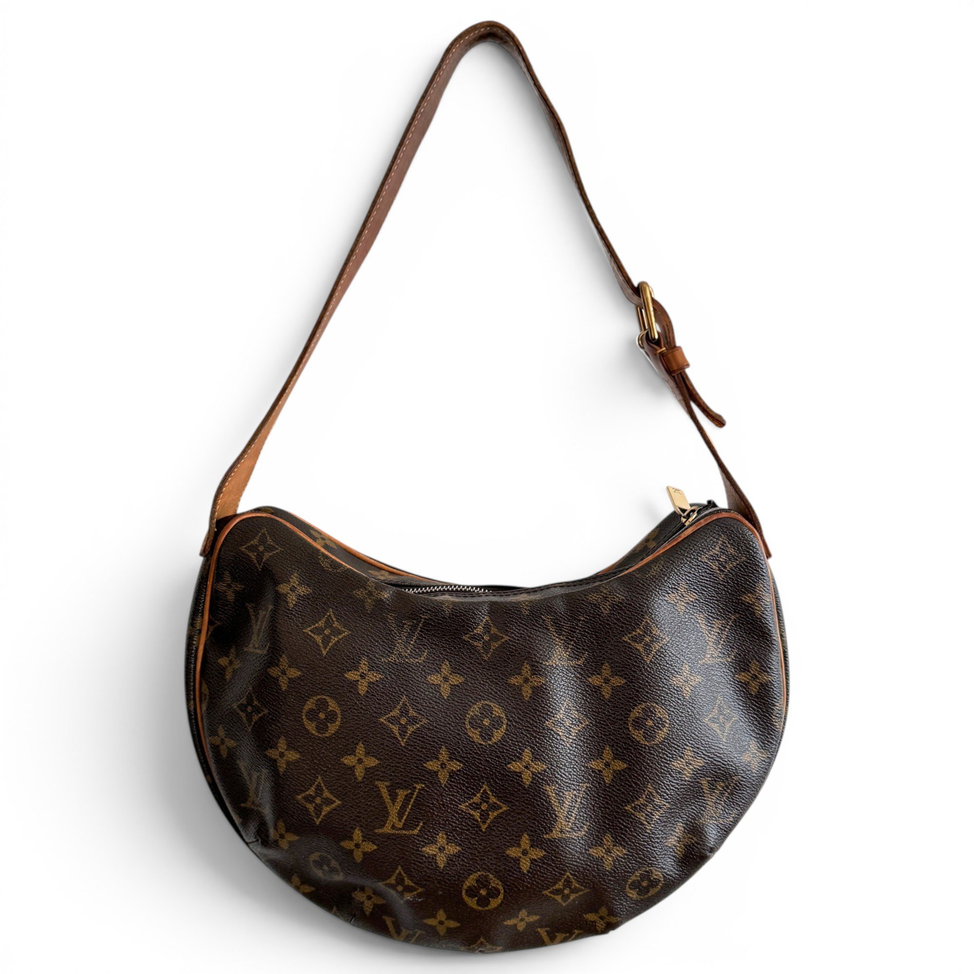 Croissant cloth handbag
