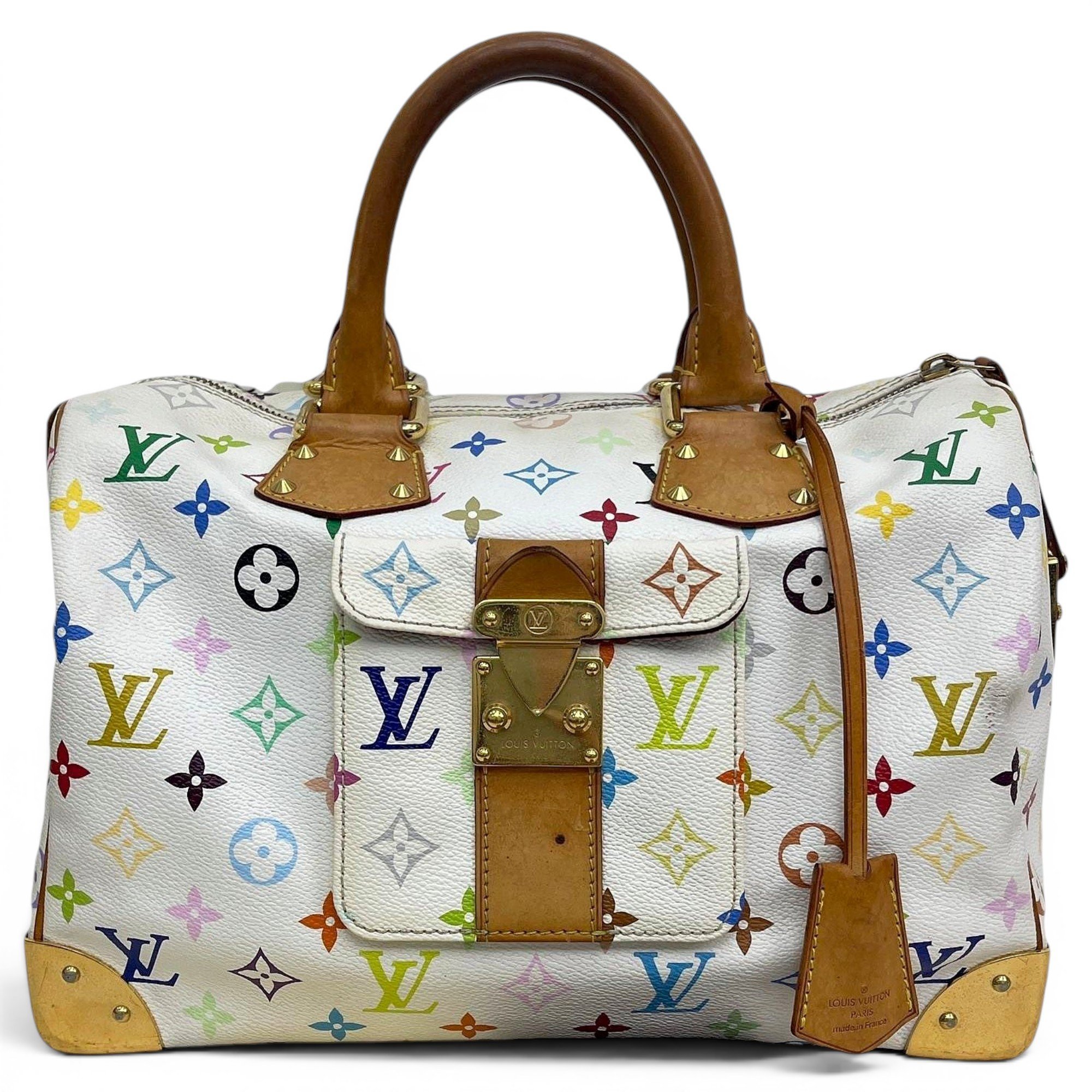 Speedy leather handbag