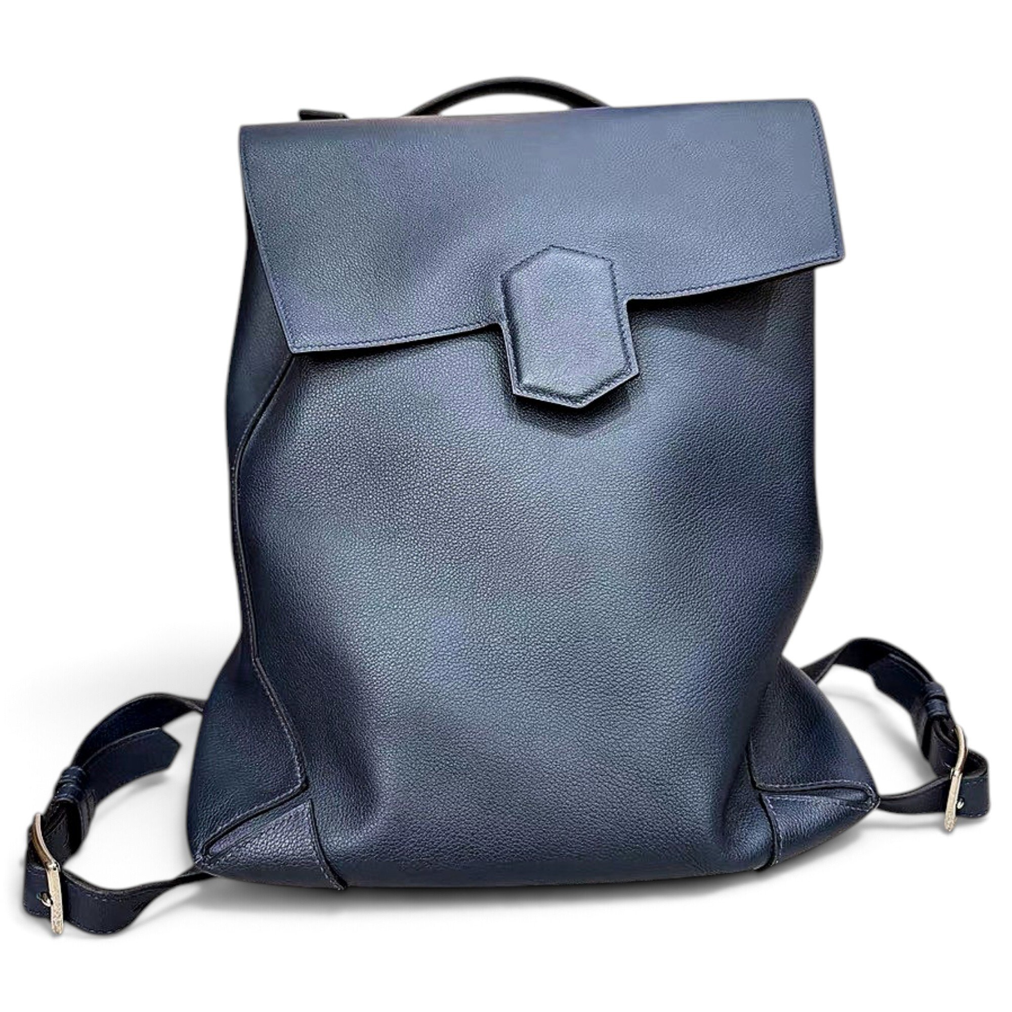 Leather backpack