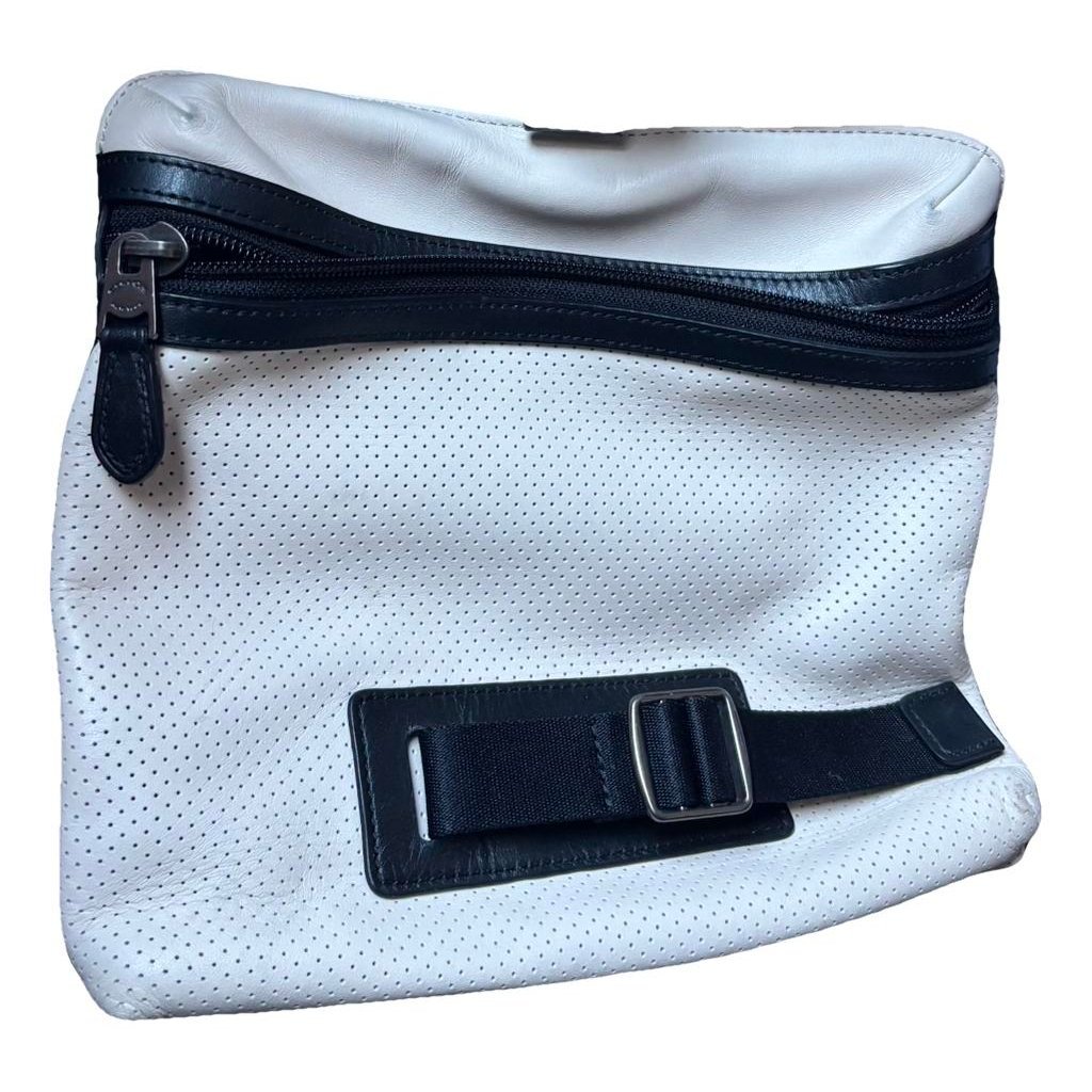 Leather backpack
