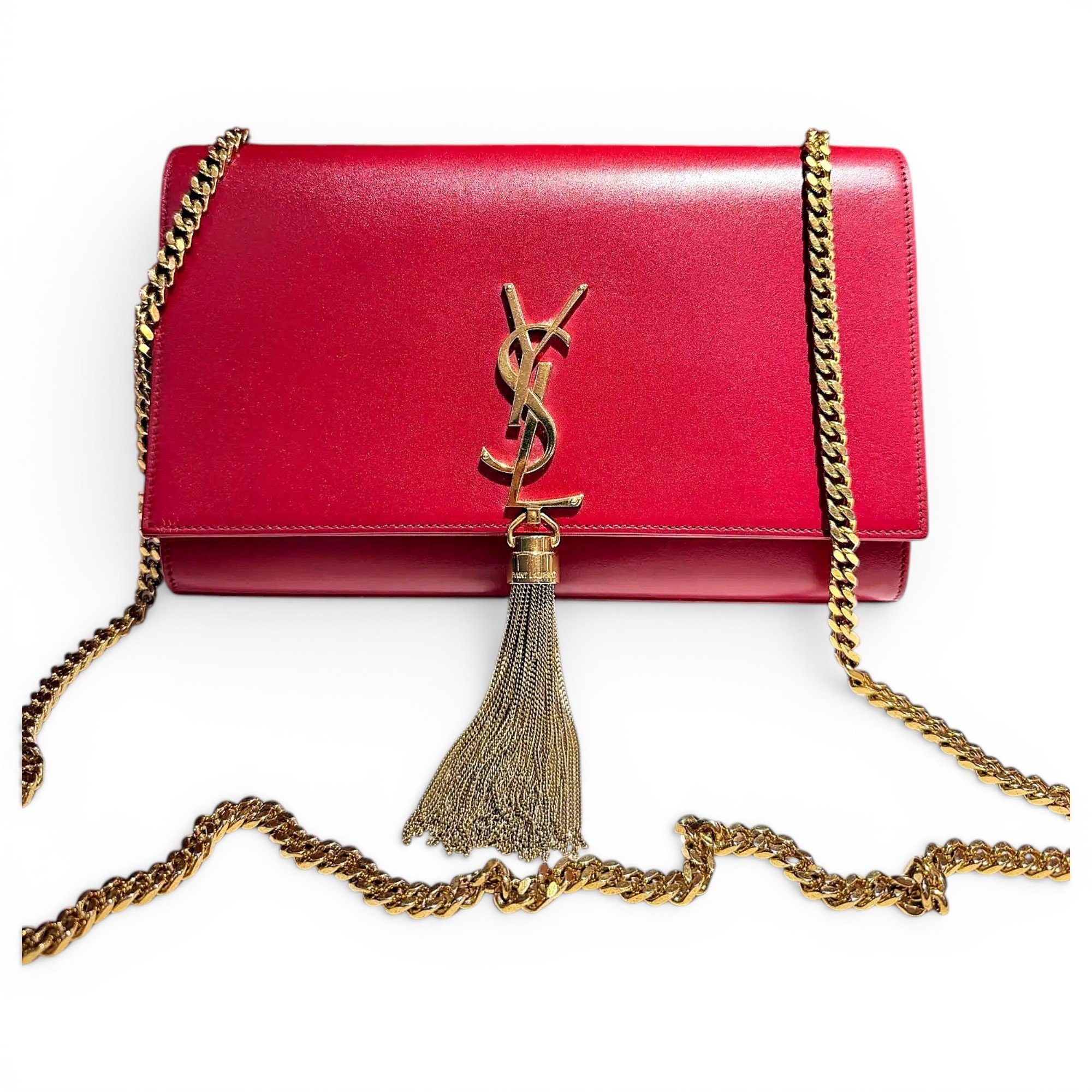 Pompom Kate leather crossbody bag