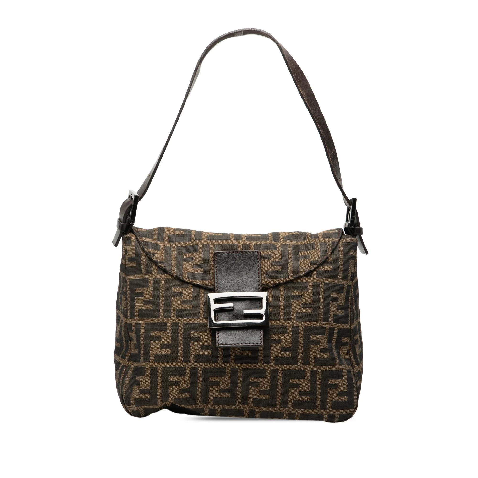 Pocket leather handbag