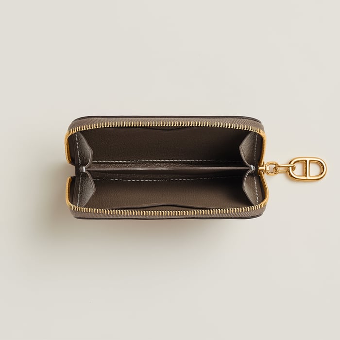 Étoupe Zipengo Chaine d'Ancre Compact Card Holder