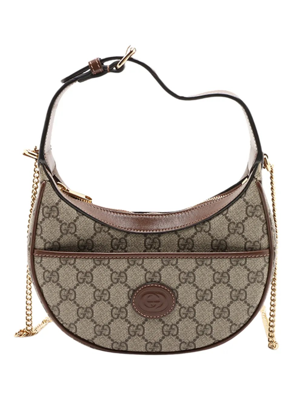 2016-2026 Mini GG Supreme Half Moon Bag satchel