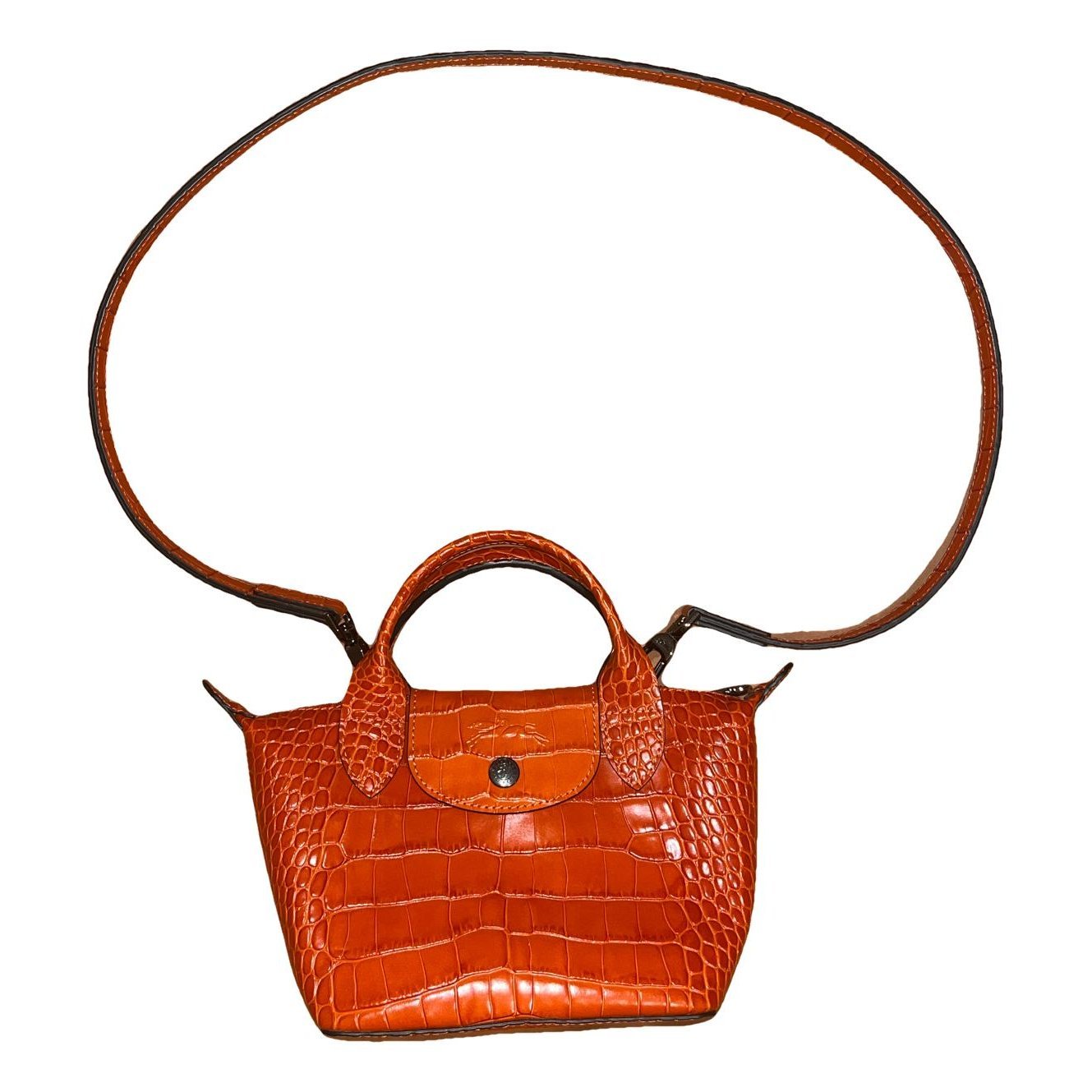 Pliage leather mini bag