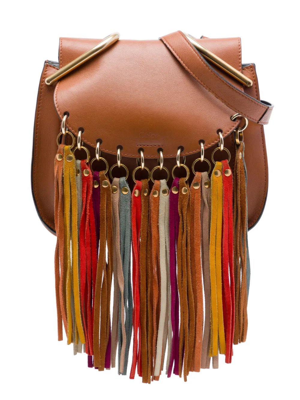 2016 Small Calfskin Hudson Fringe crossbody bag