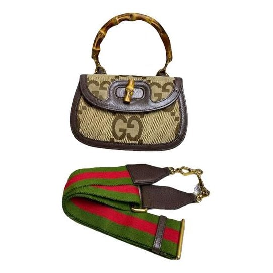 Convertible Bamboo Top Handle cloth handbag
