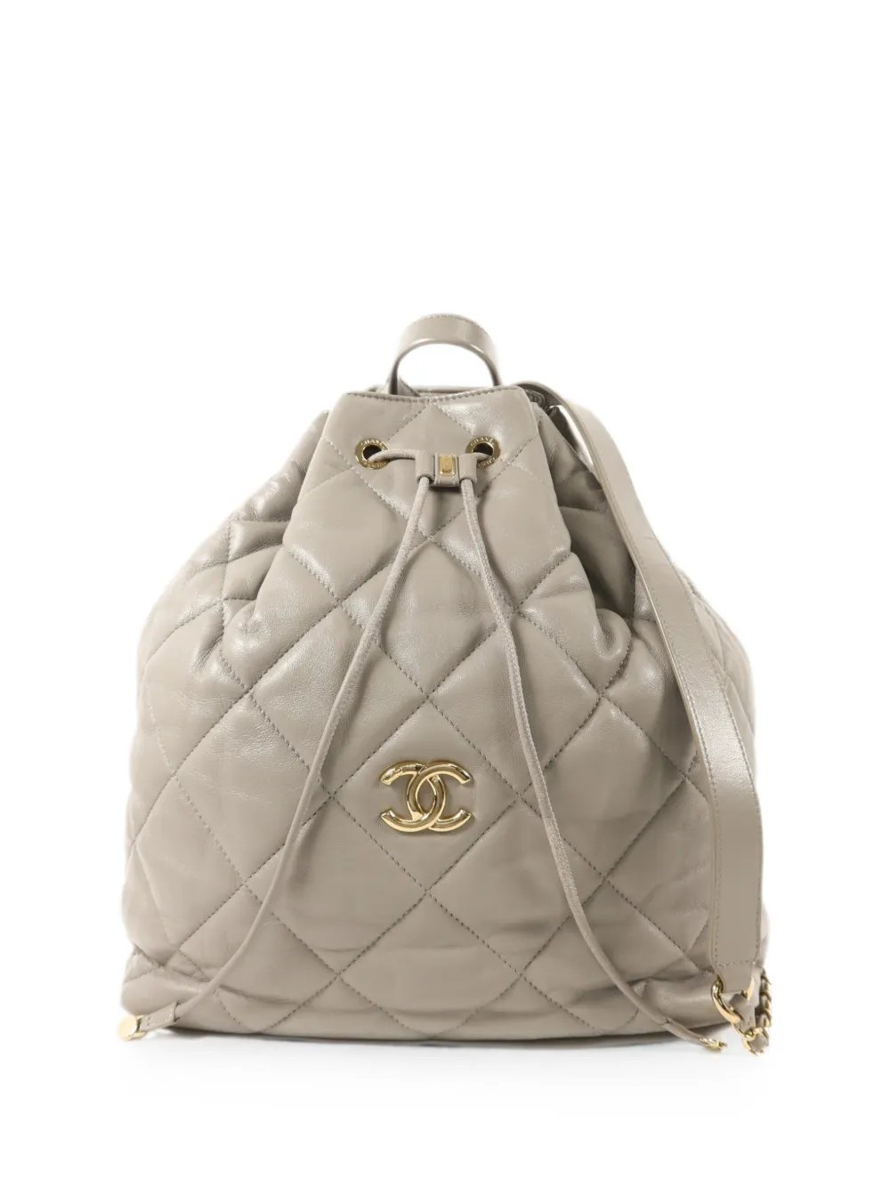 CC diamond-quilted backpack