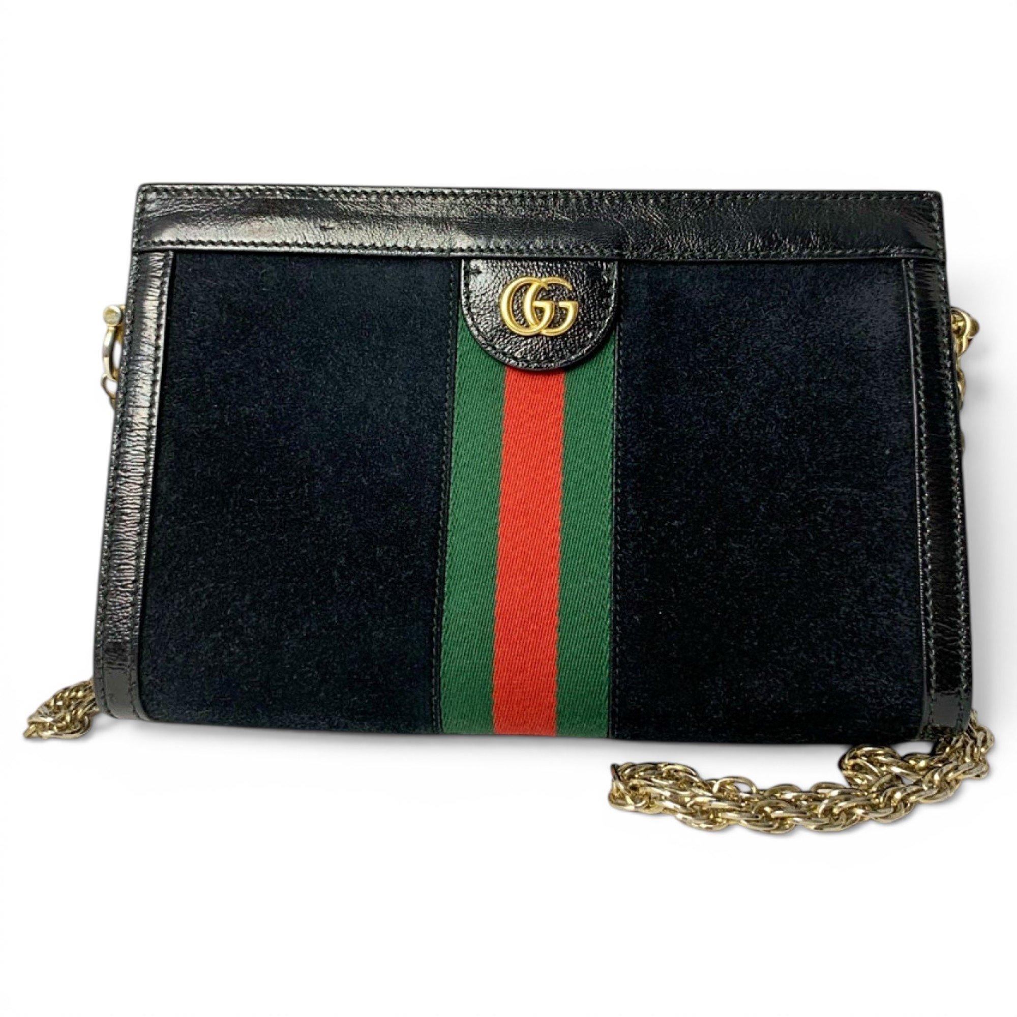 Ophidia patent leather handbag