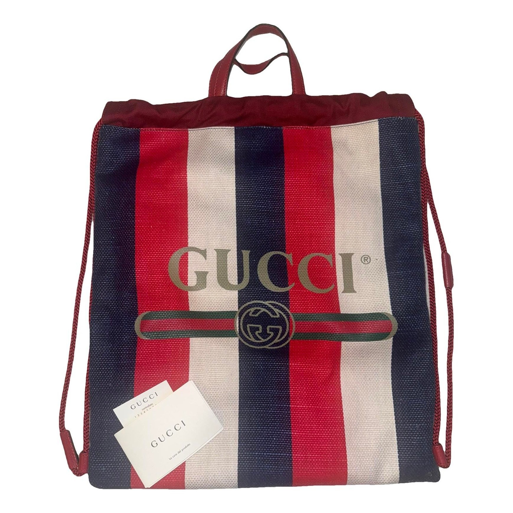 Linen backpack