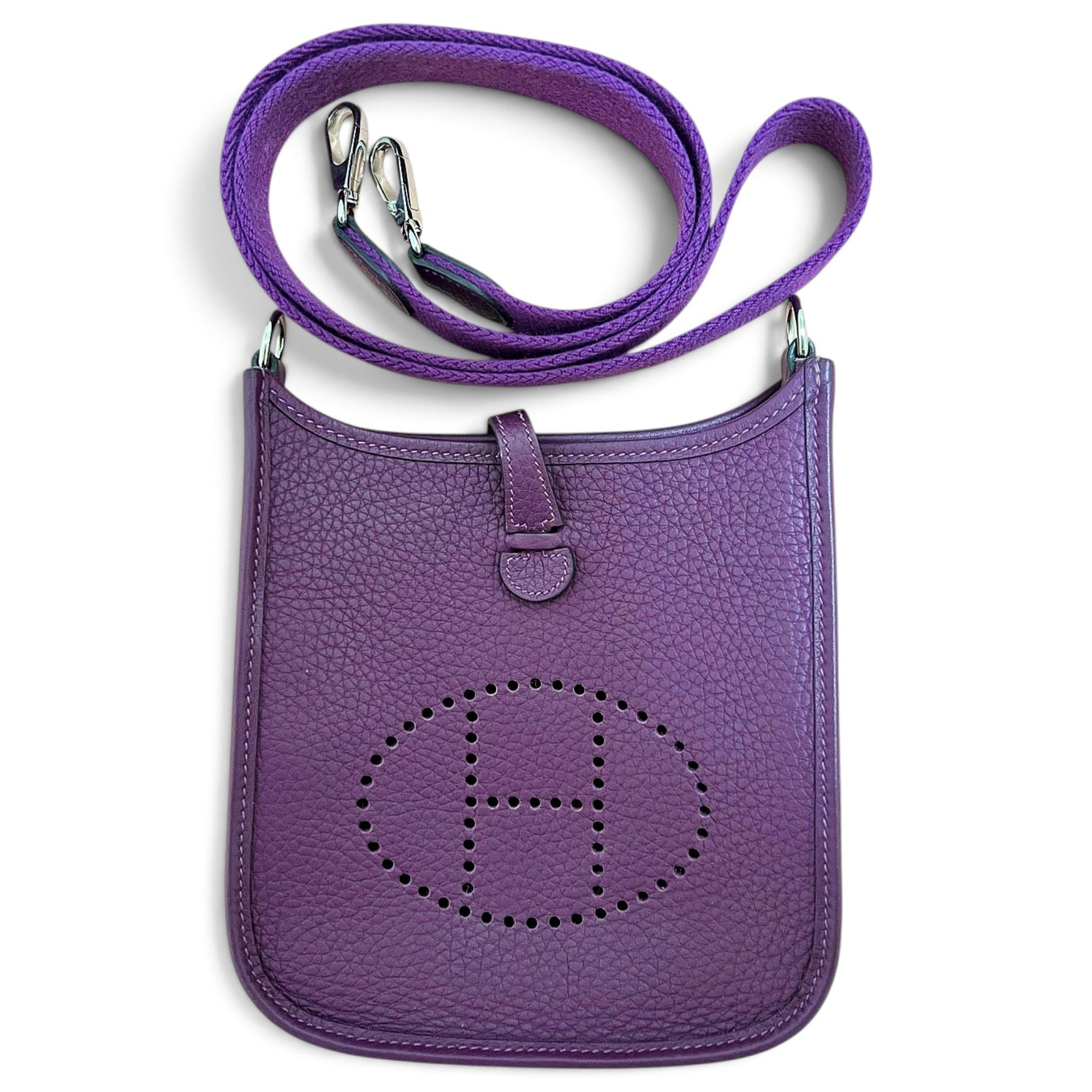 Mini Evelyne leather crossbody bag
