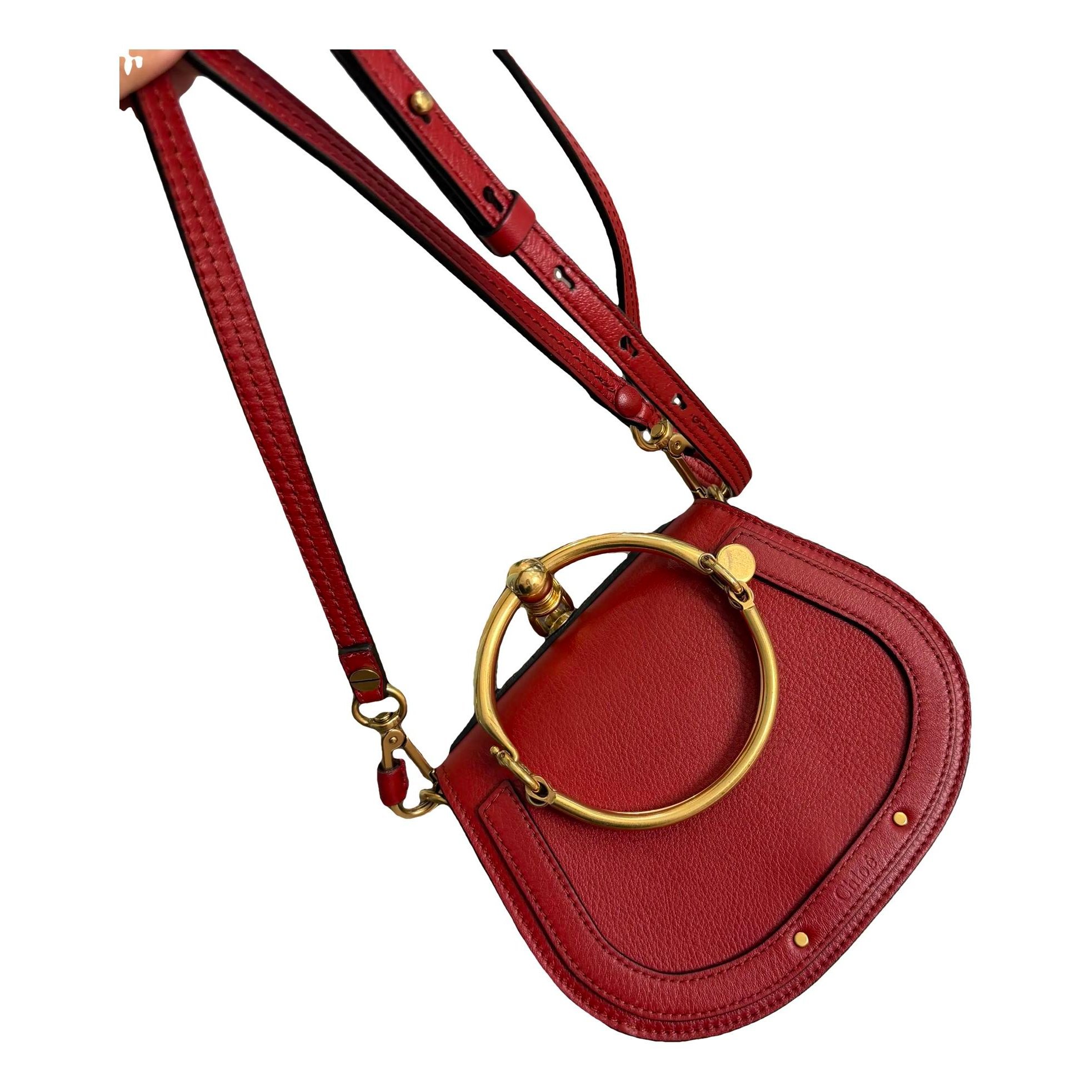 Bracelet Nile leather crossbody bag
