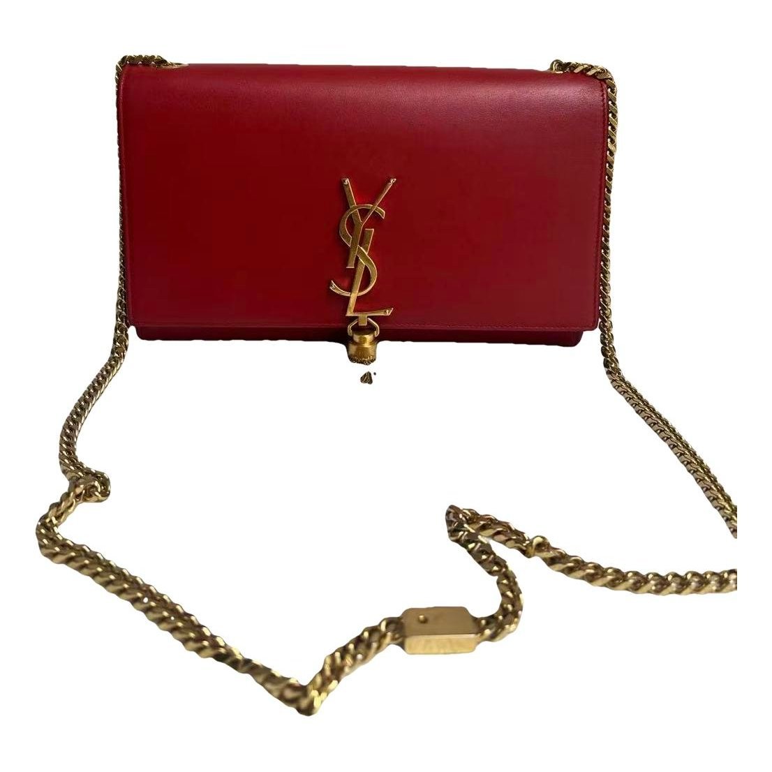 Pompom Kate leather crossbody bag
