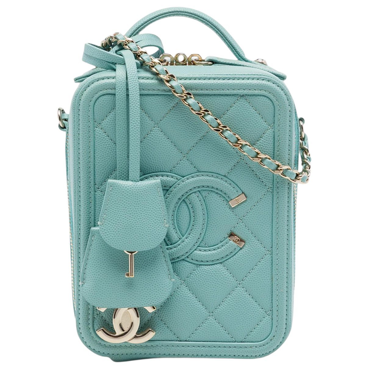 CC Filigree leather satchel