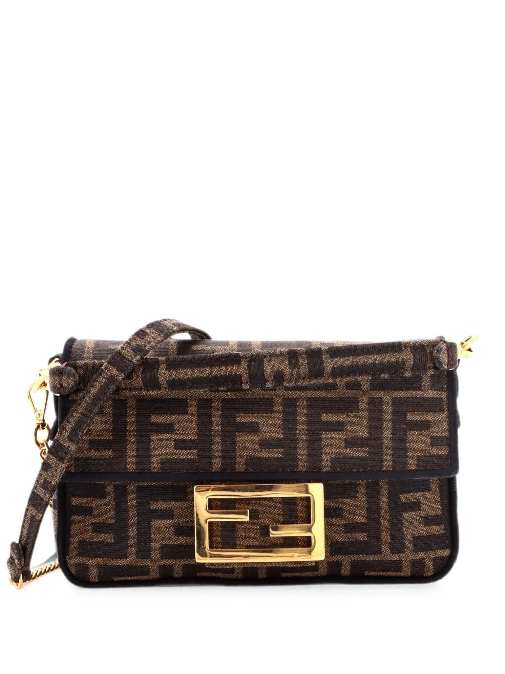 Baguette NM Bag Zucca Canvas Mini crossbody bag