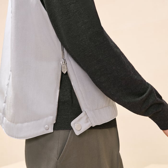 Silex Sleeveless Sweater With Bridle Detail