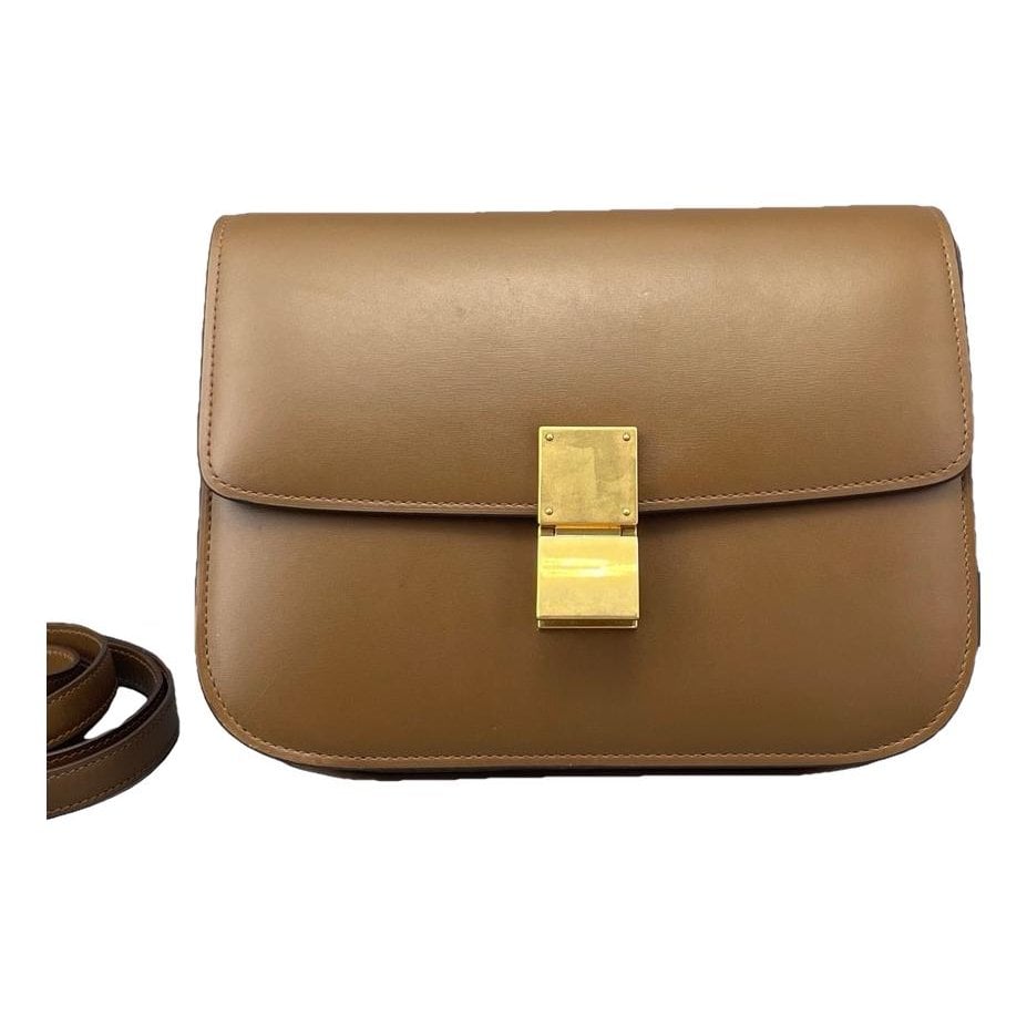 Classic leather crossbody bag