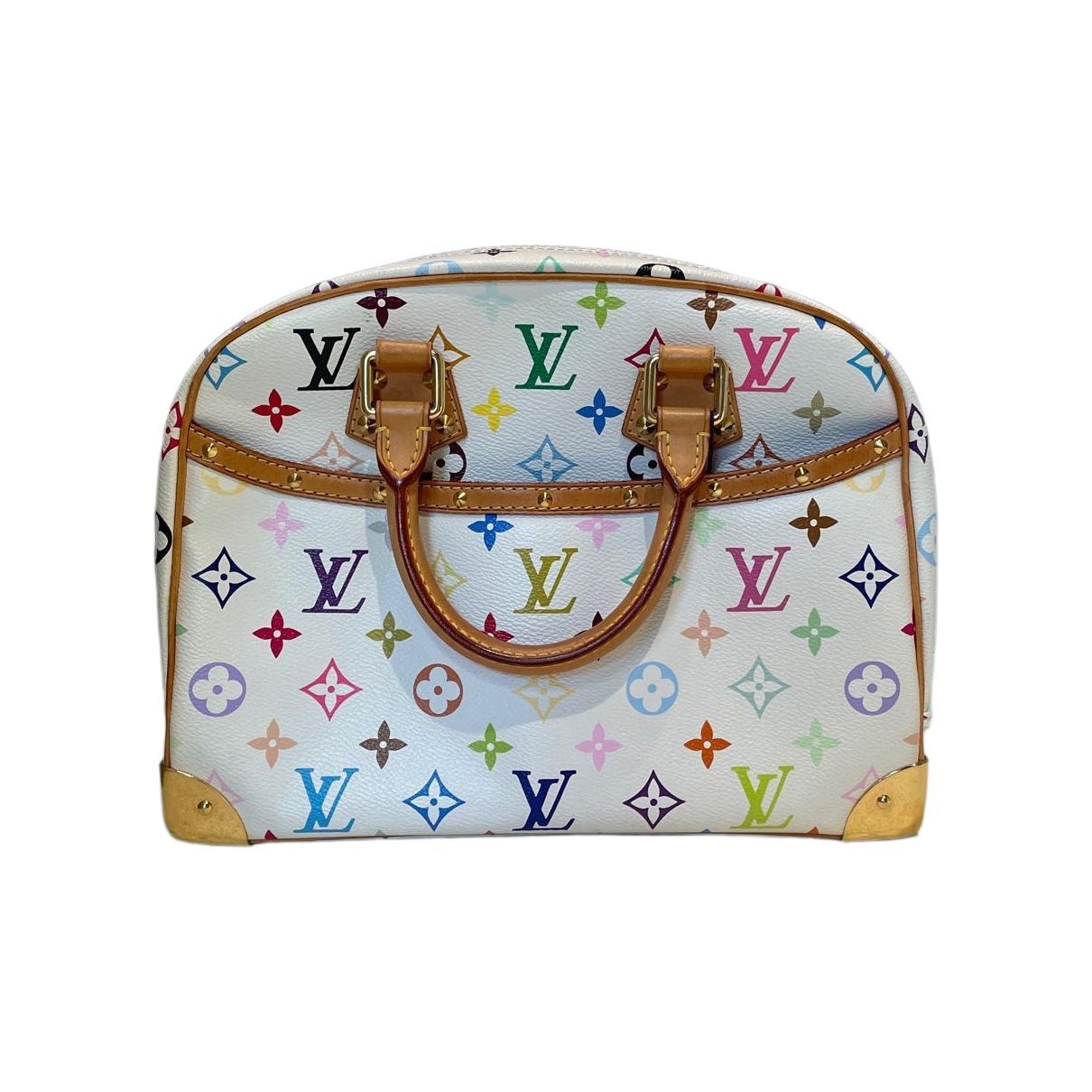 Patent leather handbag