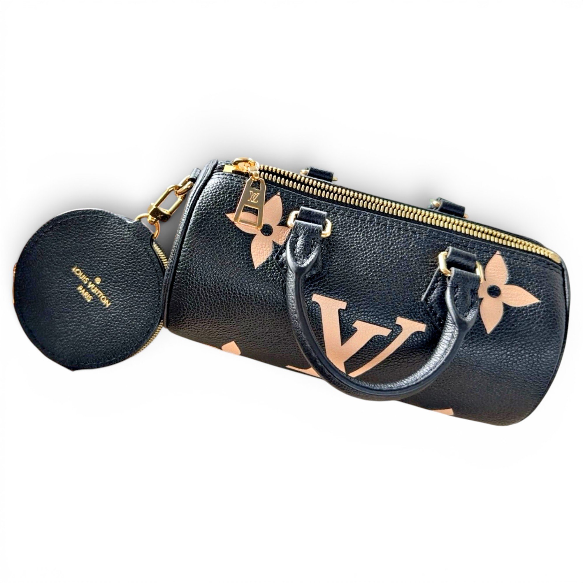 Papillon BB leather crossbody bag