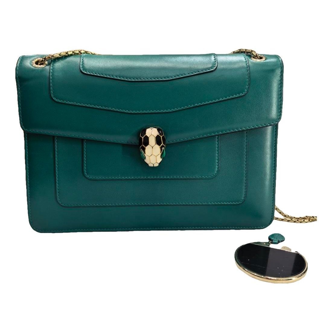 Serpenti leather handbag