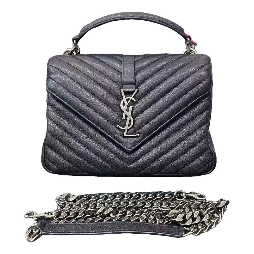 Collége monogramme leather handbag