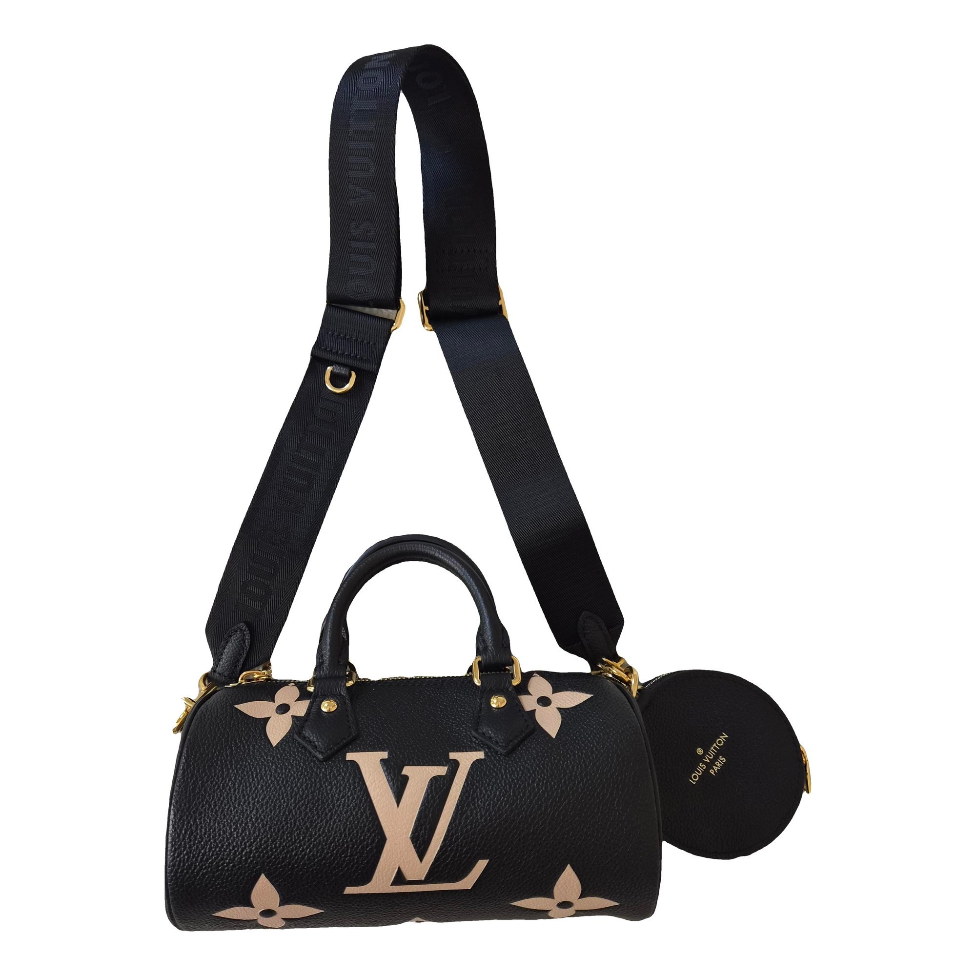 Papillon BB leather handbag
