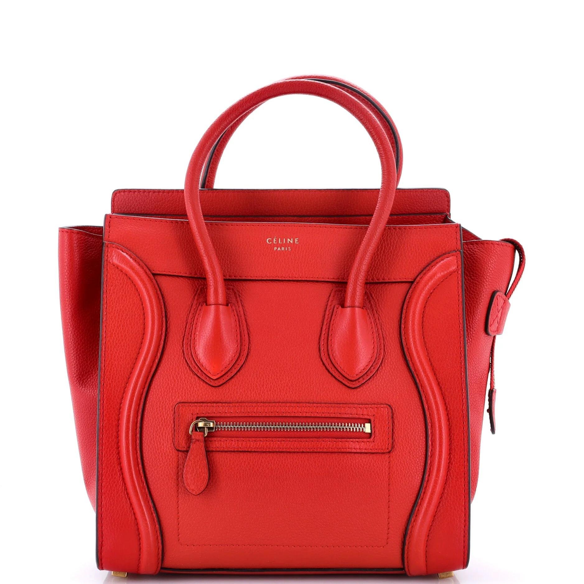 Luggage leather tote