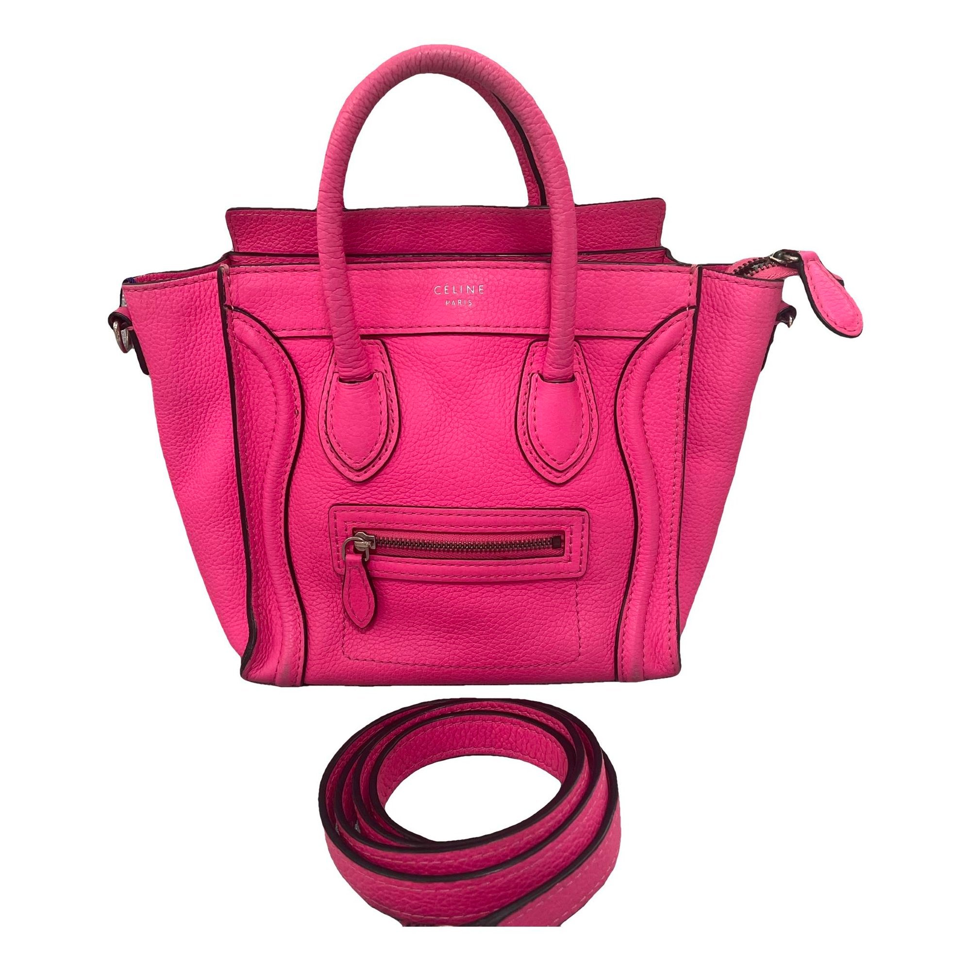Nano Luggage leather handbag