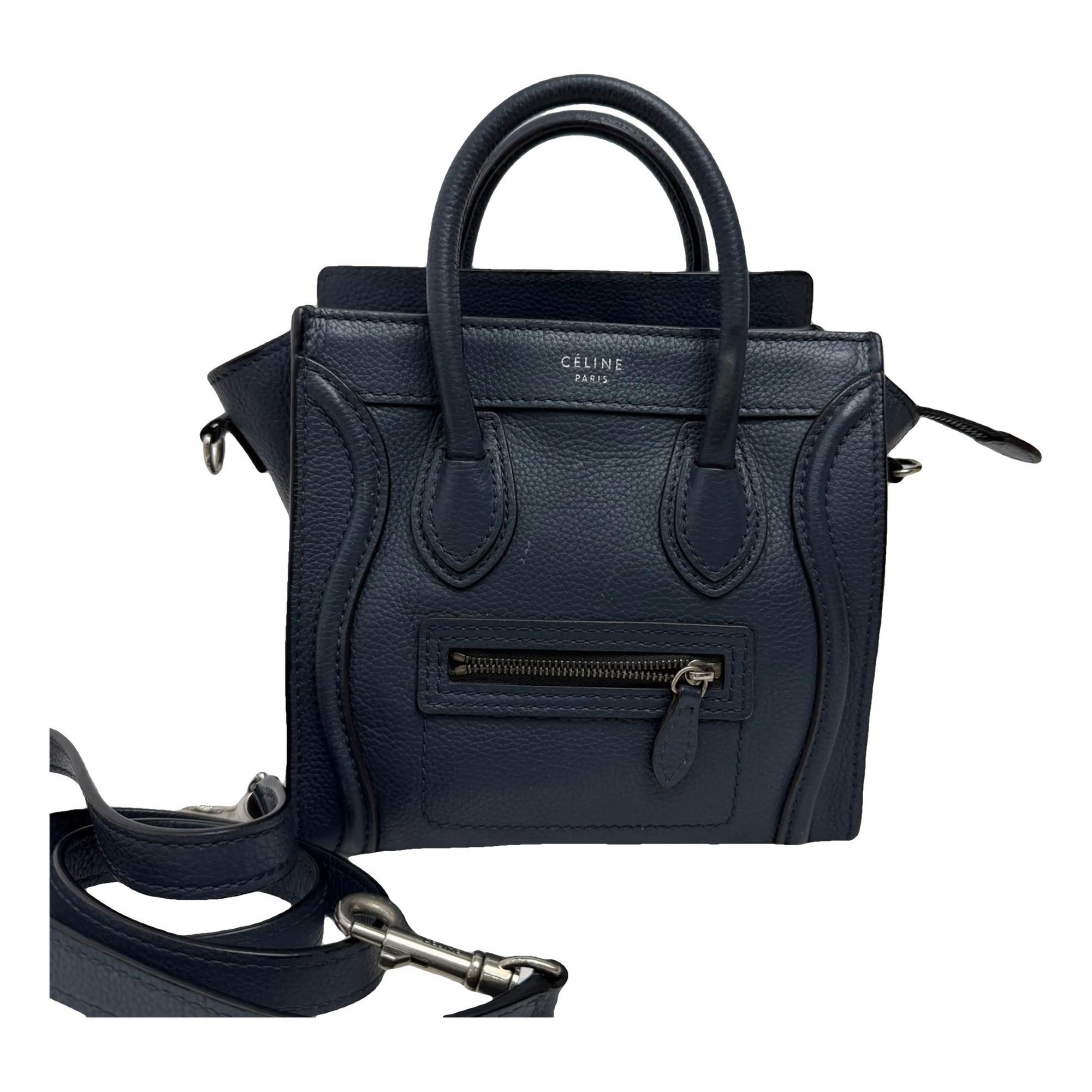 Nano Luggage leather handbag